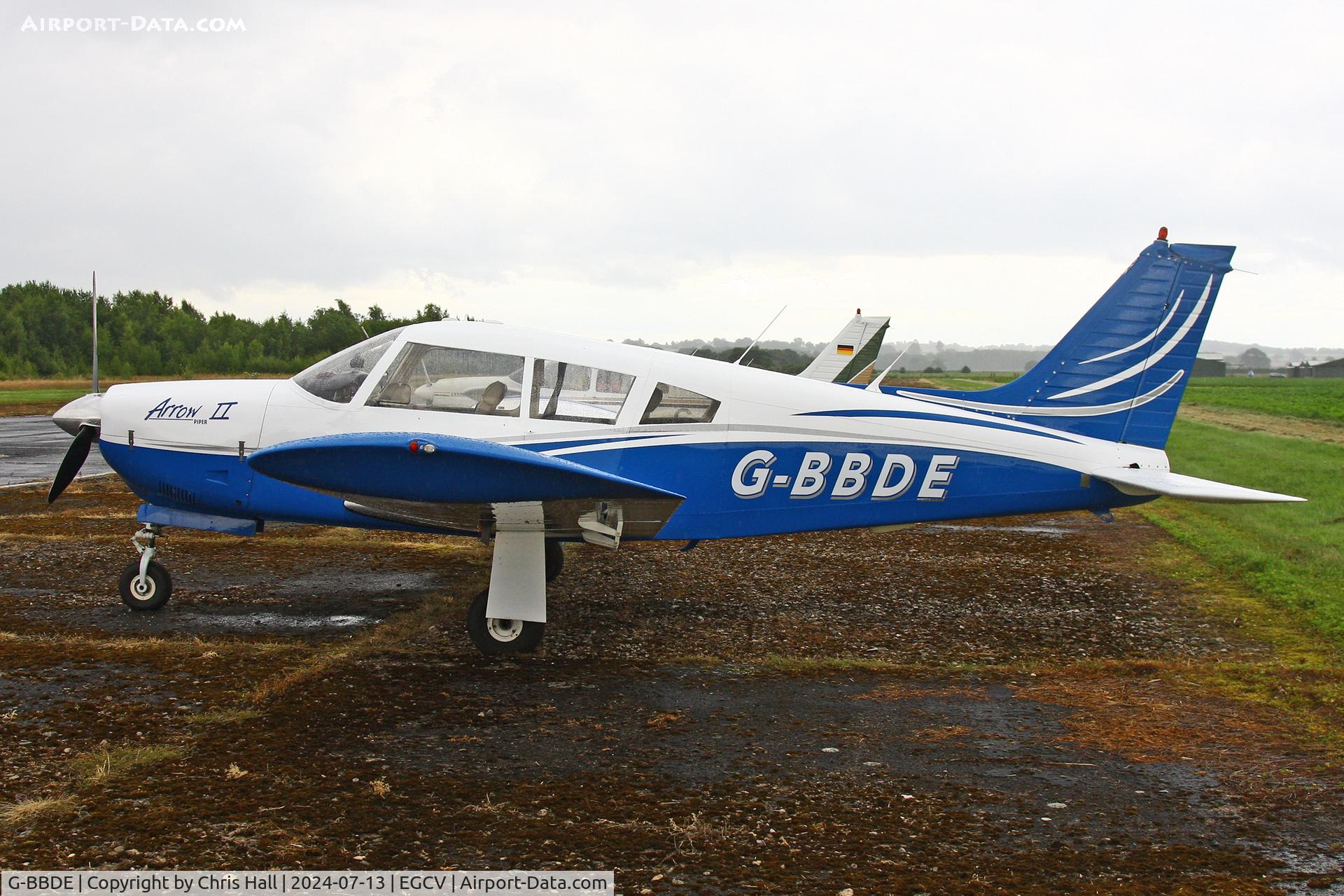 G-BBDE, 1973 Piper PA-28R-200-2 Cherokee Arrow II C/N 28R-7335250, Sleapkosh 2024