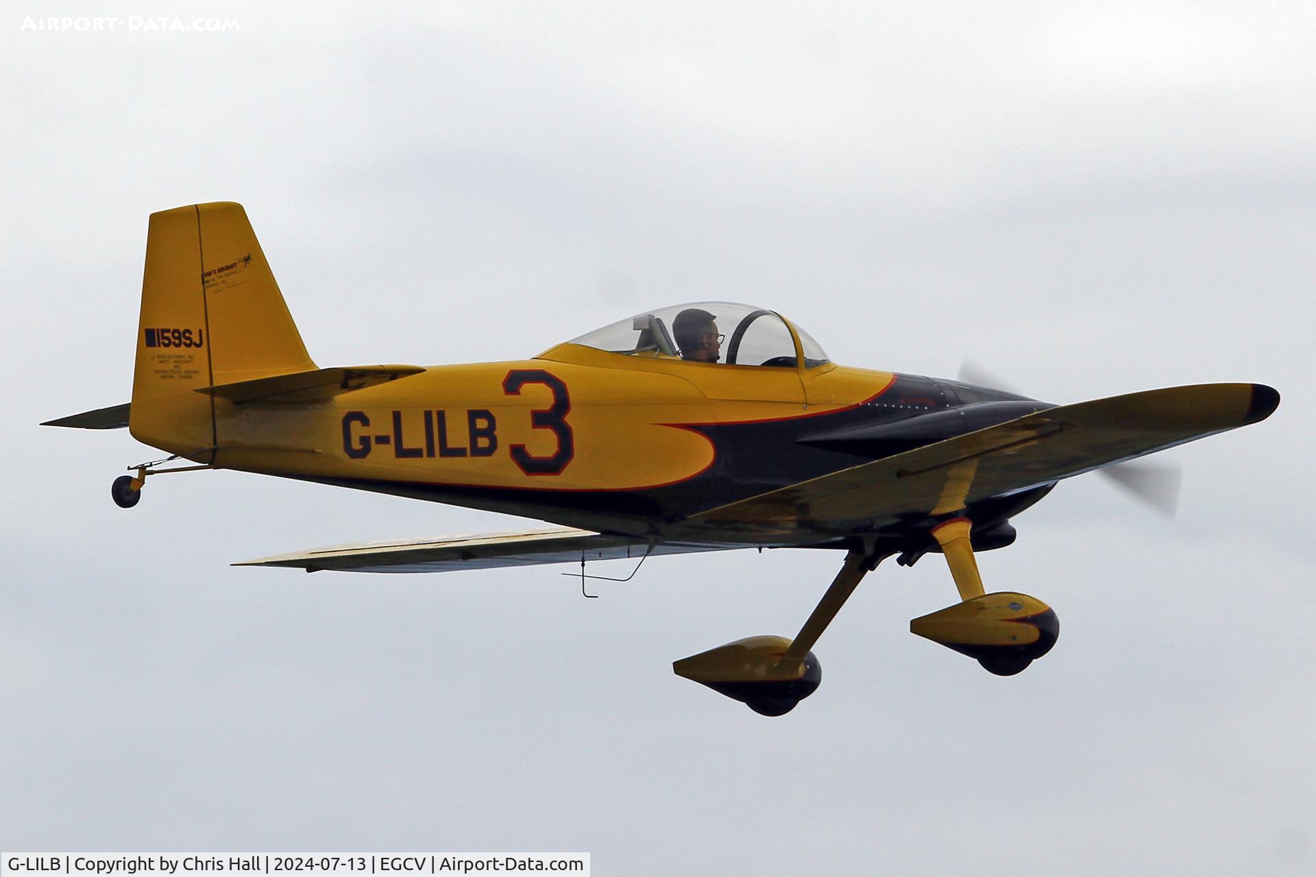 G-LILB, 2007 Vans RV-3B C/N 10159, Sleapkosh 2024