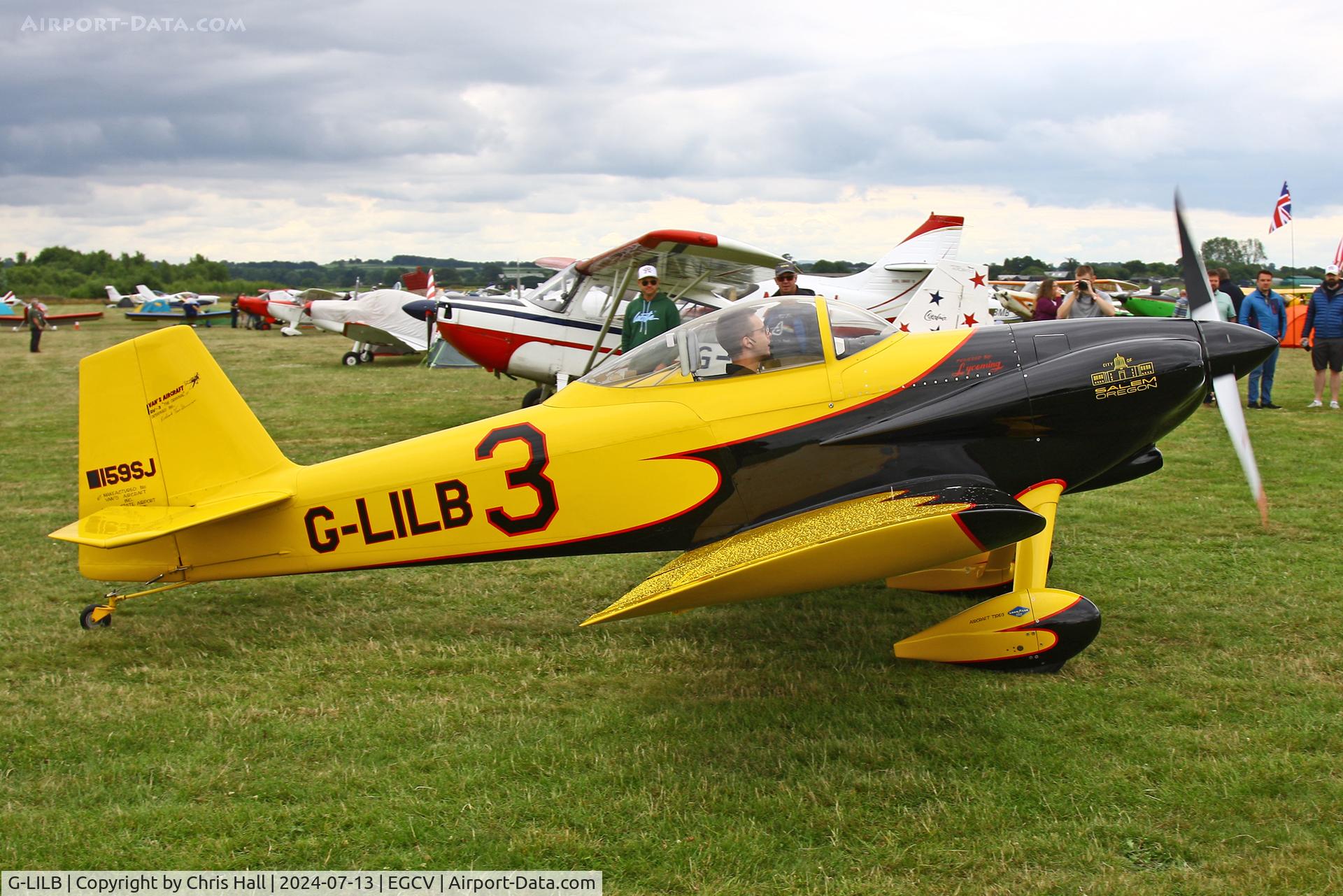 G-LILB, 2007 Vans RV-3B C/N 10159, Sleapkosh 2024