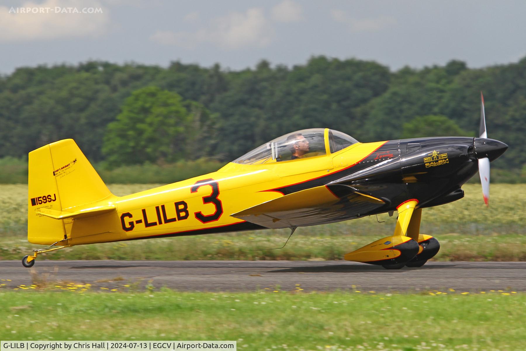 G-LILB, 2007 Vans RV-3B C/N 10159, Sleapkosh 2024
