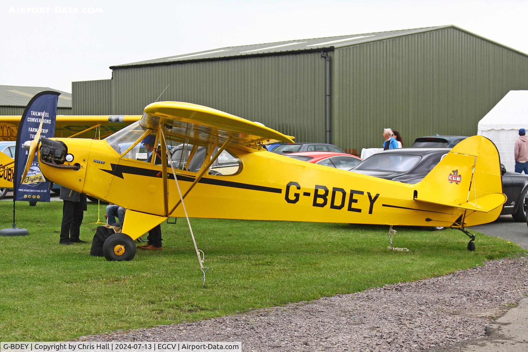 G-BDEY, 1943 Piper L-4H Grasshopper (J3C-65D) C/N 11529, Sleapkosh 2024