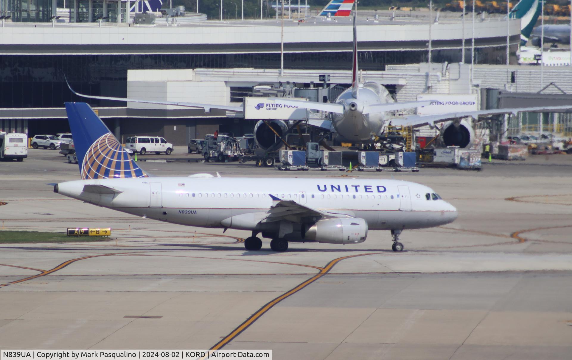 N839UA, 2001 Airbus A319-131 C/N 1507, Airbus A319-131