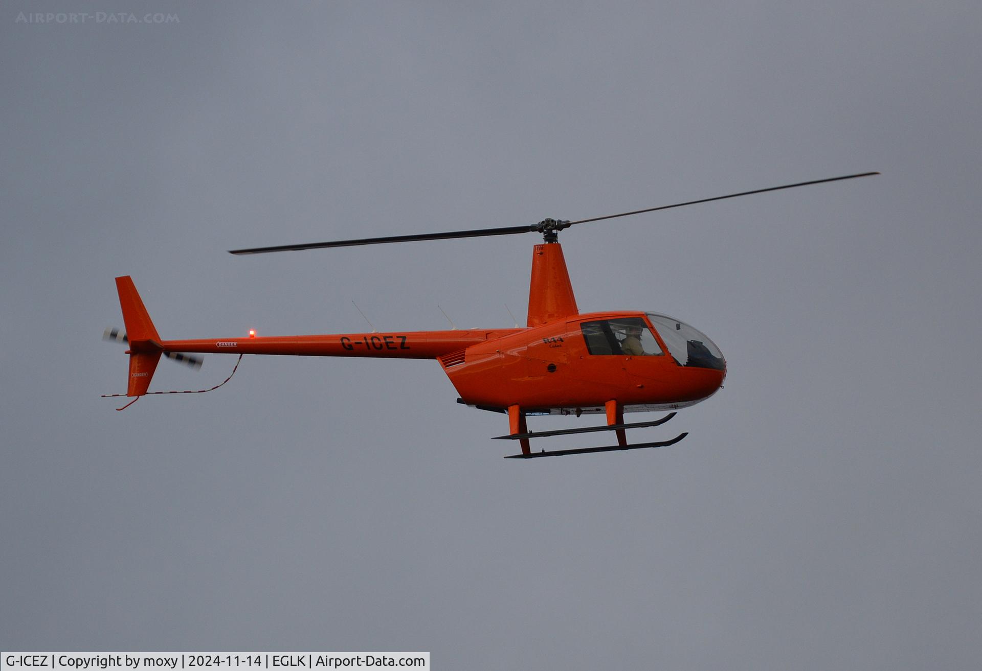 G-ICEZ, 2020 Robinson R44 Cadet C/N 30047, Robinson R44 Cadet at Blackbushe. Ex N40393