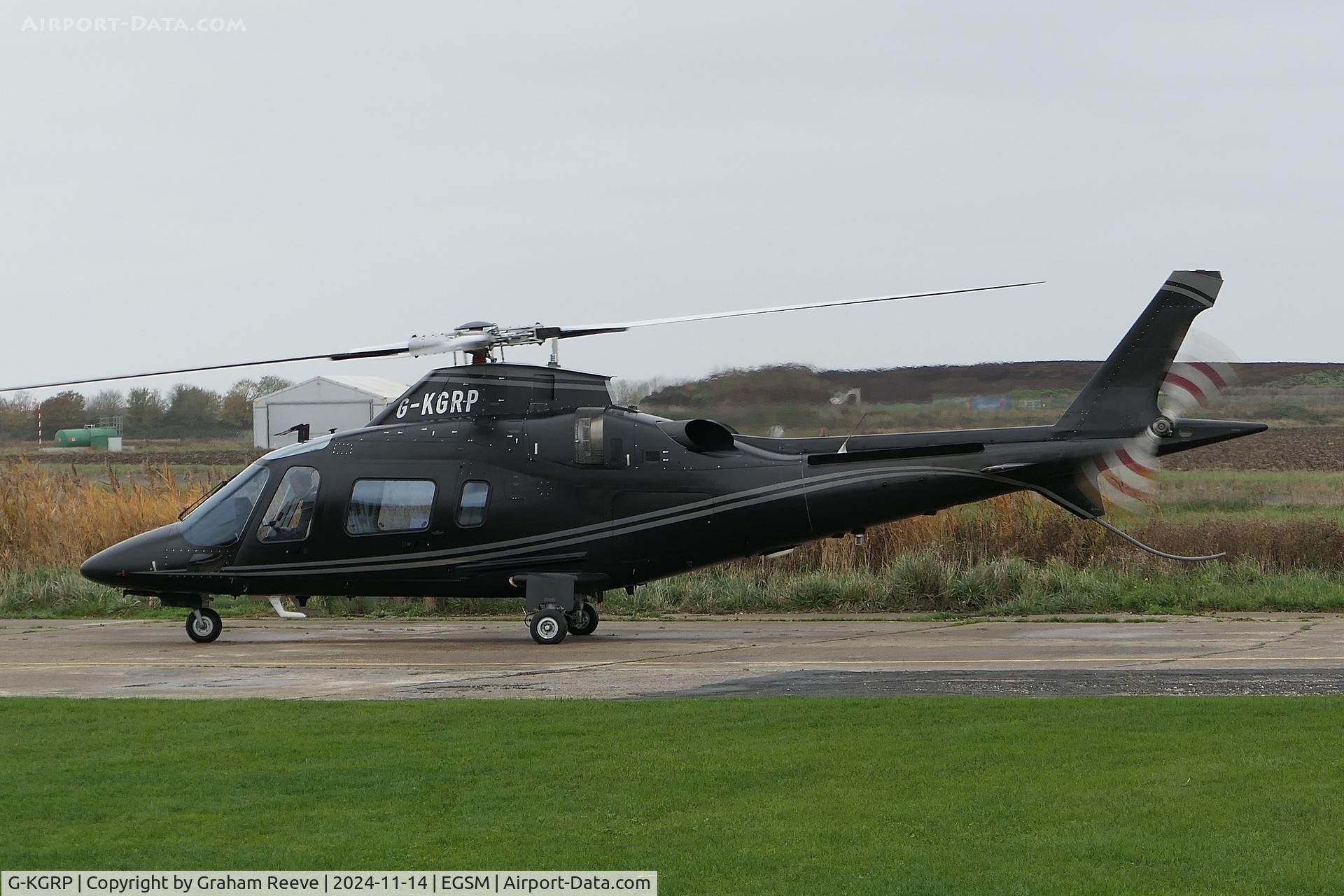 G-KGRP, 2011 Agusta A-109E Power C/N 11798, On the ground at Beccles.