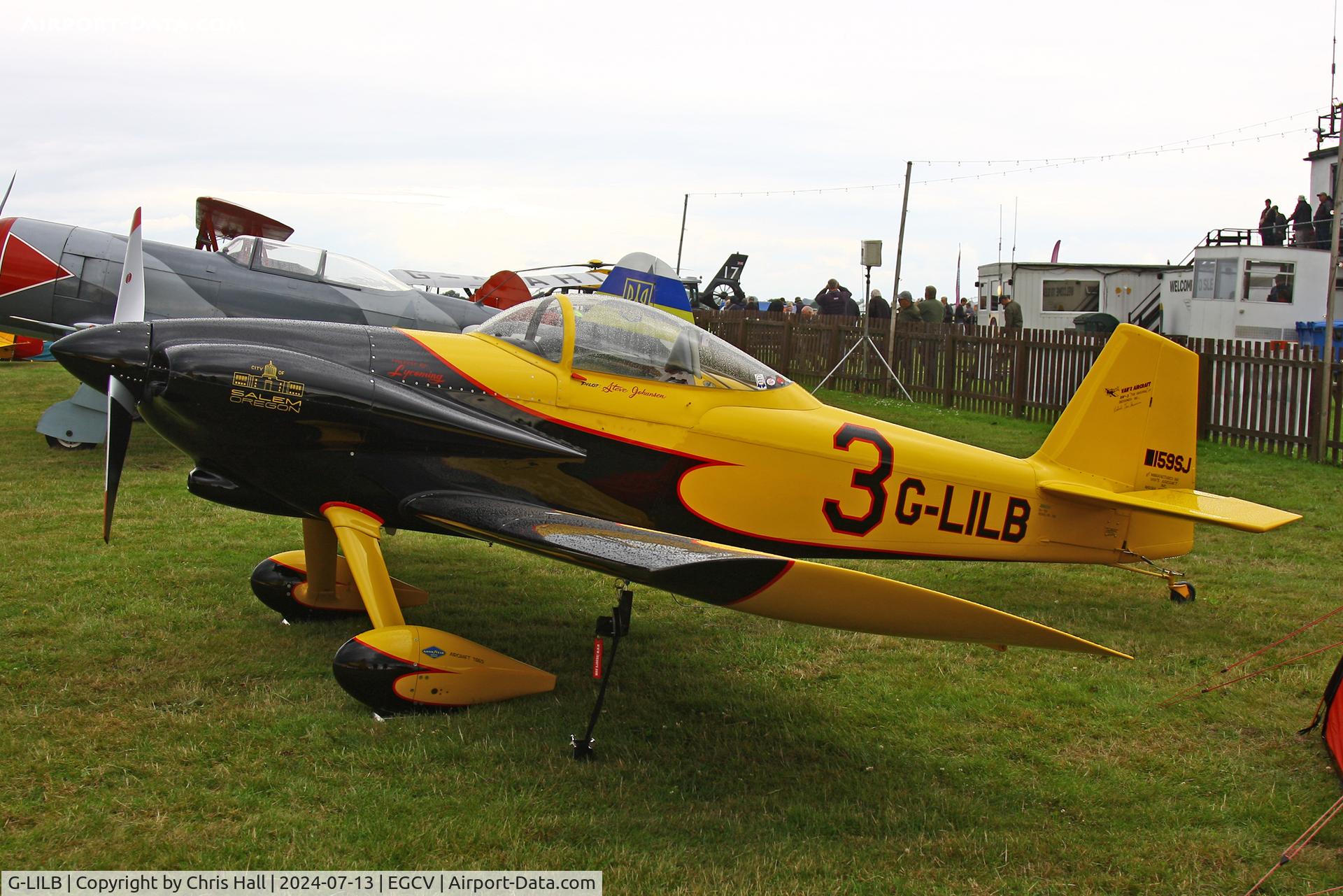 G-LILB, 2007 Vans RV-3B C/N 10159, Sleapkosh 2024