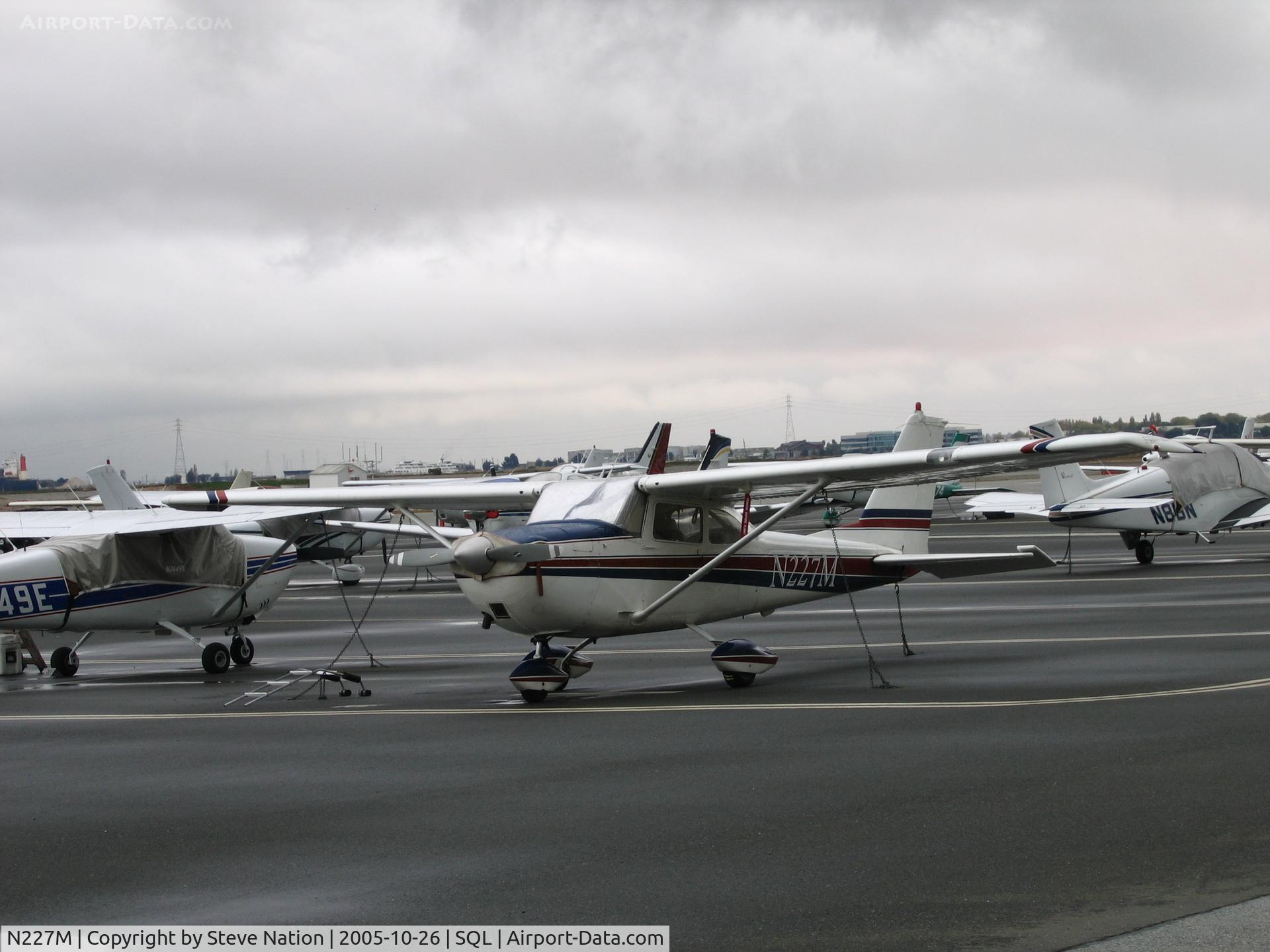 N227M, 1964 Cessna 172E C/N 17251565, Skyway Partners' 1964 Cessna 172E at San Carlos, CA