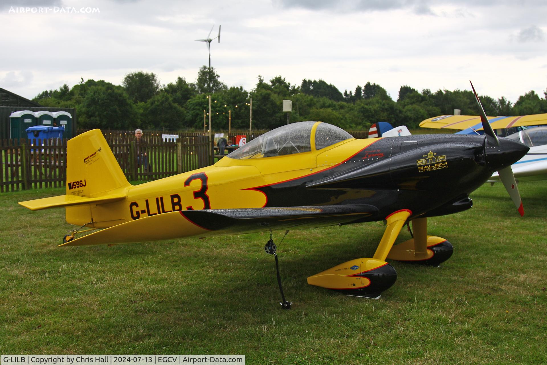 G-LILB, 2007 Vans RV-3B C/N 10159, Sleapkosh 2024