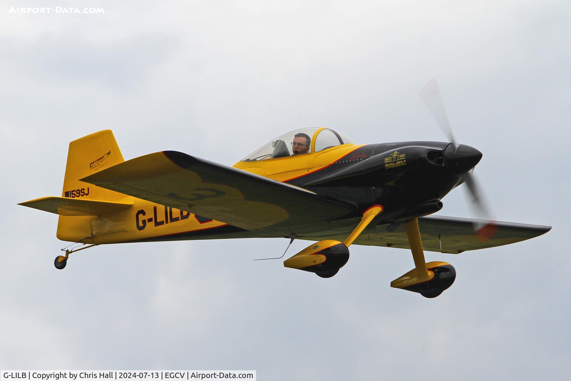 G-LILB, 2007 Vans RV-3B C/N 10159, Sleapkosh 2024