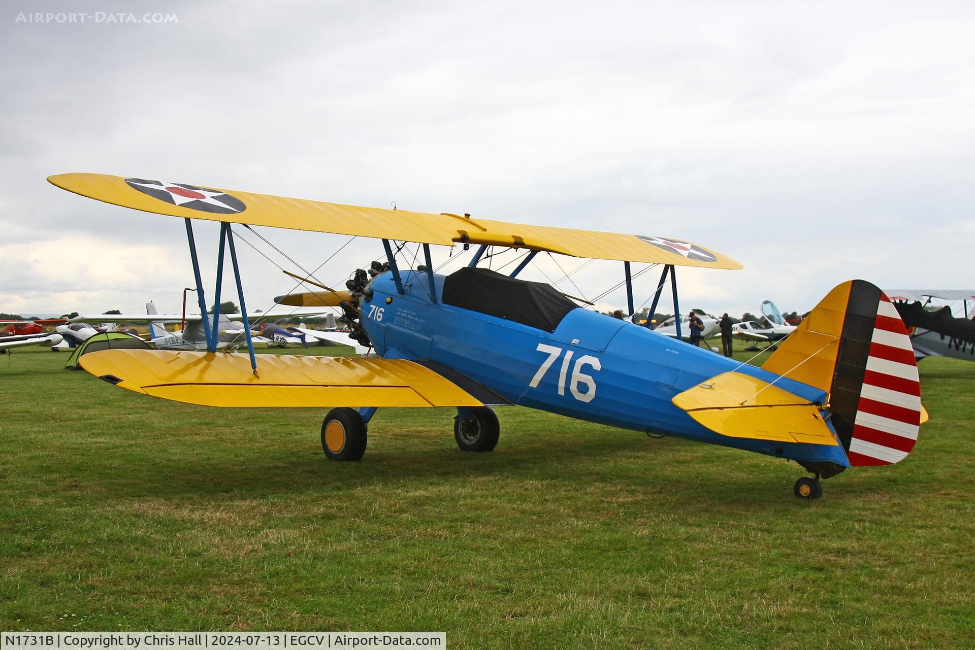N1731B, 1943 Boeing E75 C/N 75-5716, Sleapkosh 2024