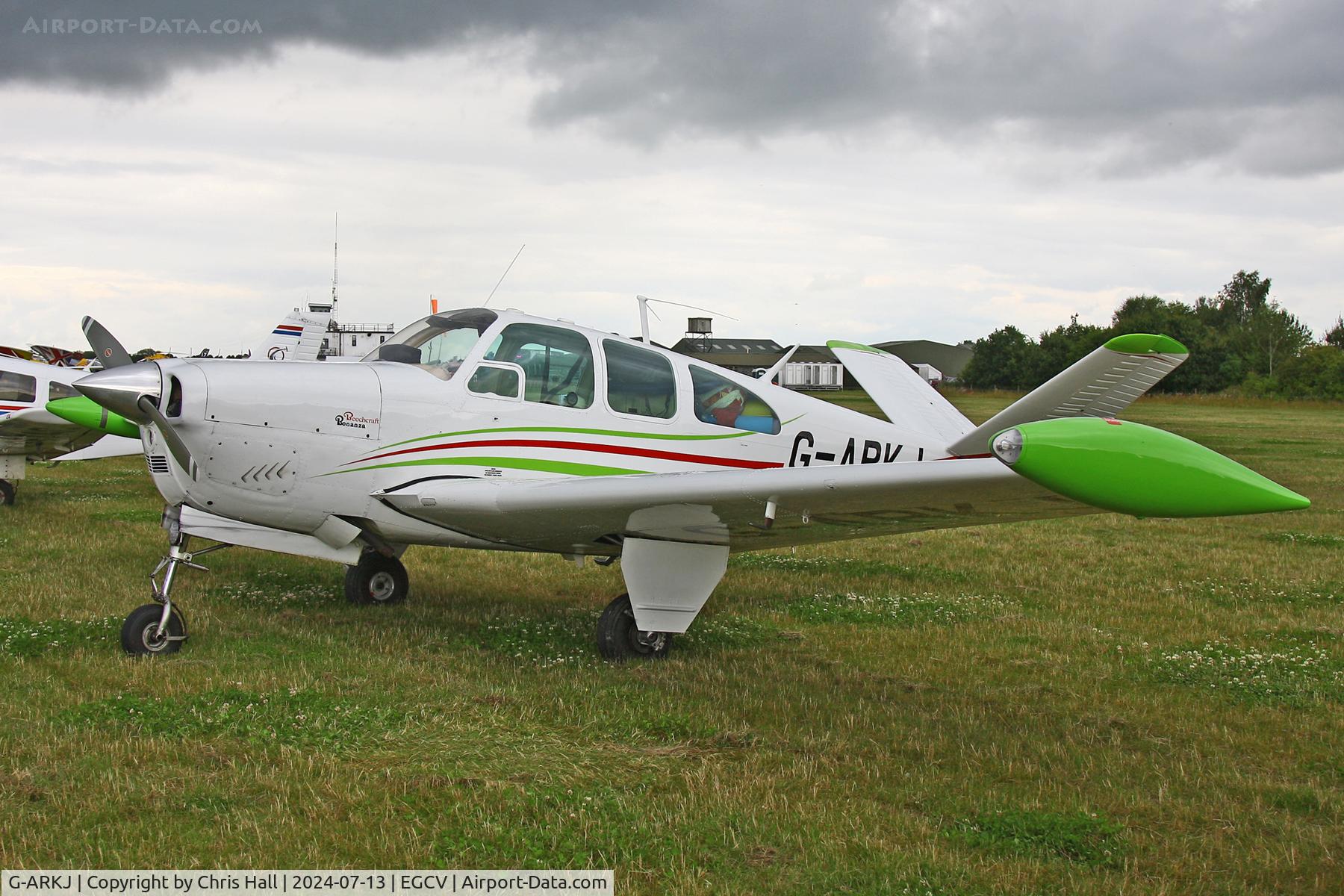 G-ARKJ, 1961 Beech N35 Bonanza C/N D-6736, Sleapkosh 2024