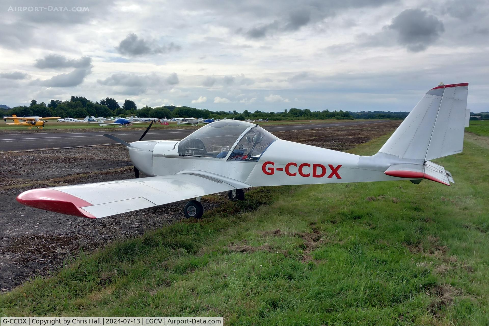 G-CCDX, 2003 Aerotechnik EV-97 Eurostar C/N PFA 315-14013, Sleapkosh 2024