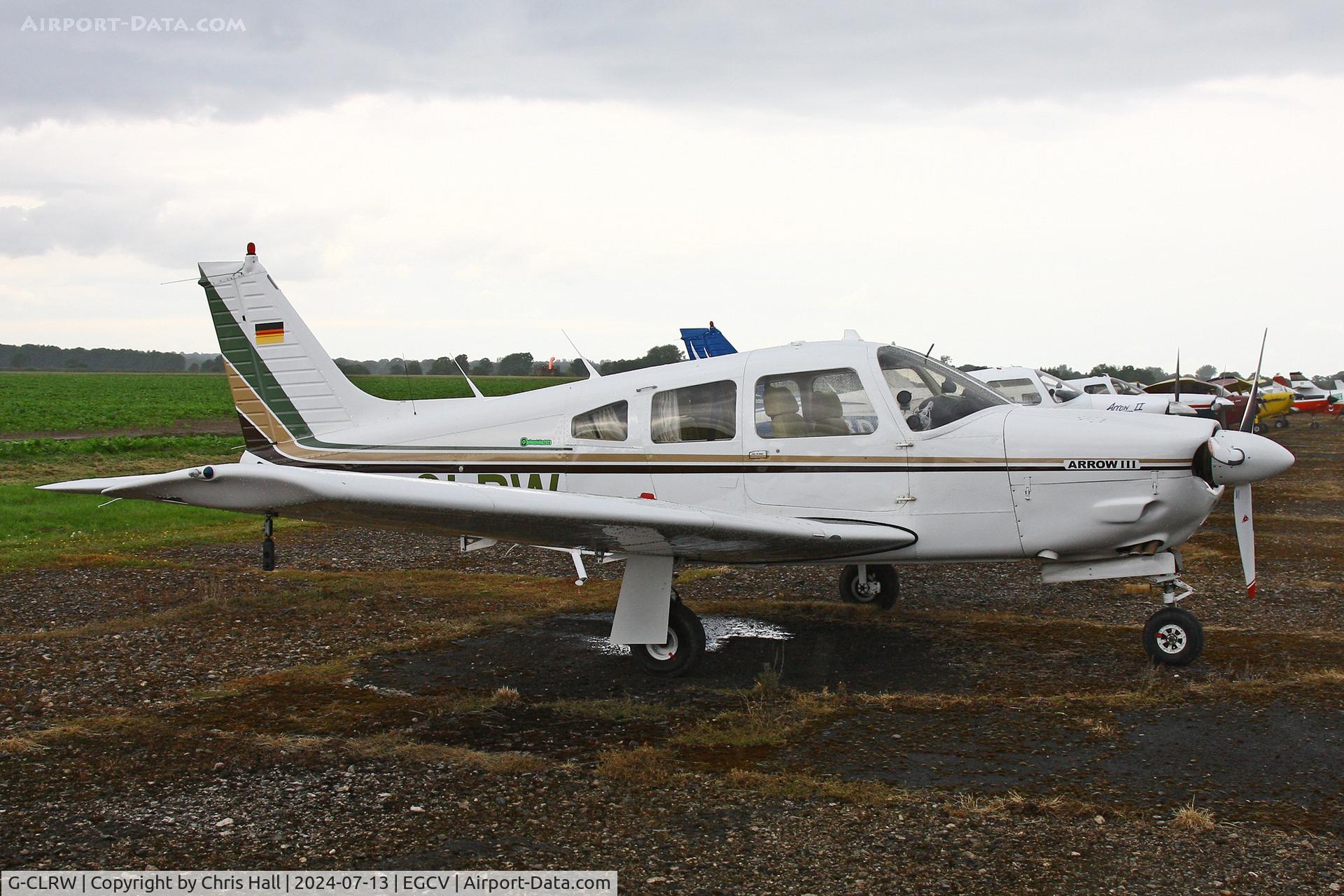 G-CLRW, 1978 Piper PA-28R-201 Cherokee Arrow III C/N 28R-7837199, Sleapkosh 2024