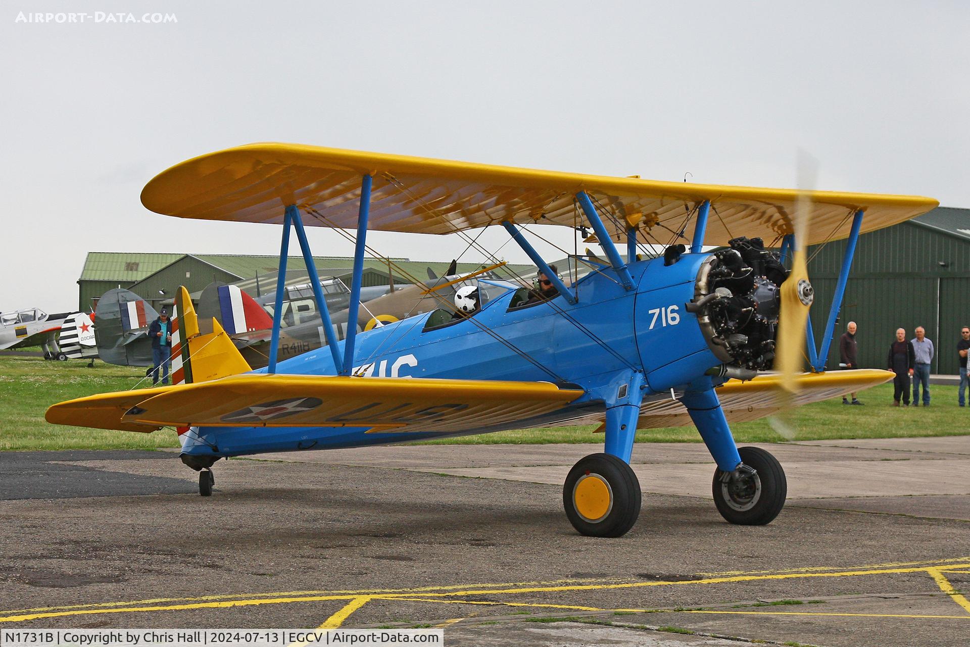 N1731B, 1943 Boeing E75 C/N 75-5716, Sleapkosh 2024