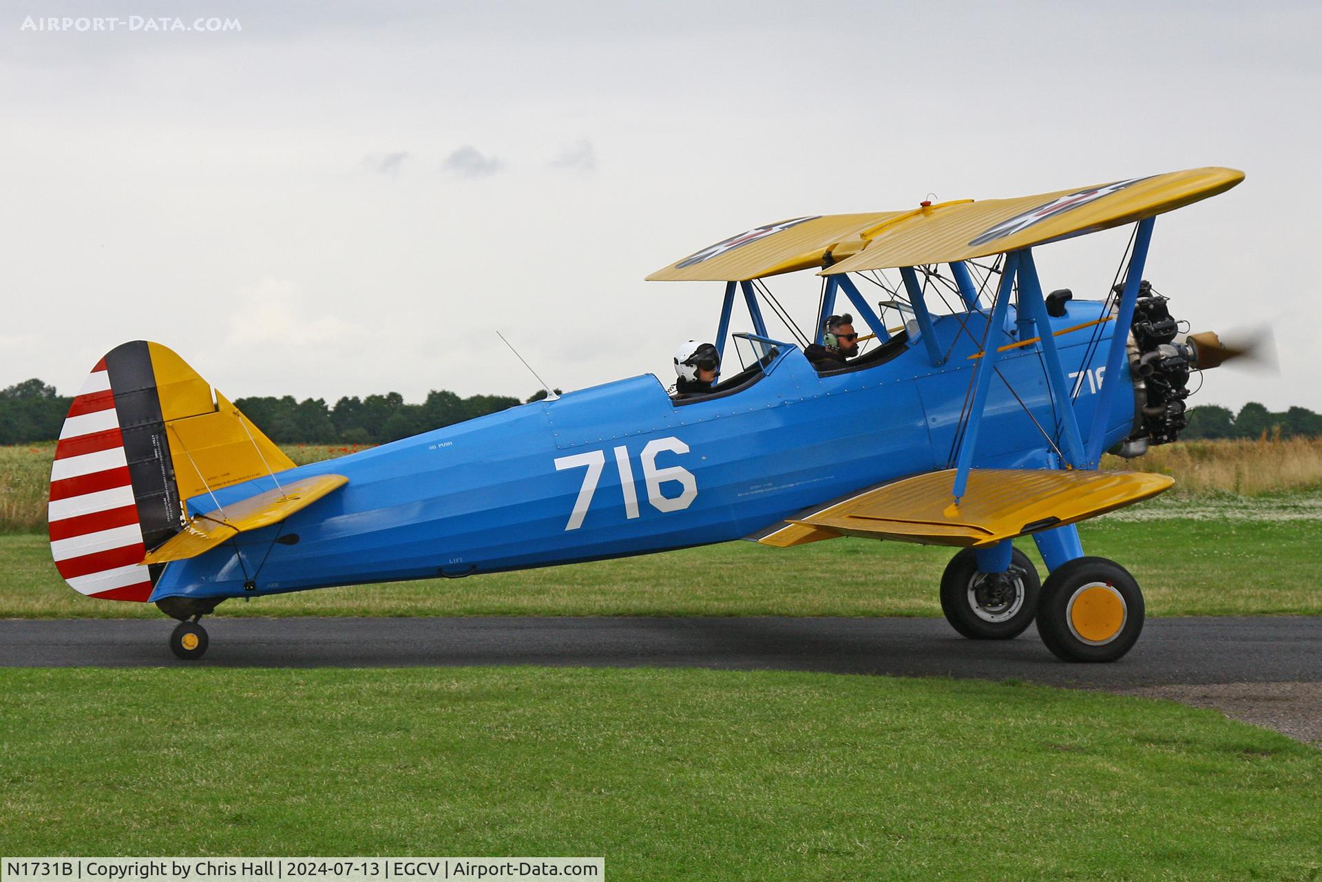 N1731B, 1943 Boeing E75 C/N 75-5716, Sleapkosh 2024