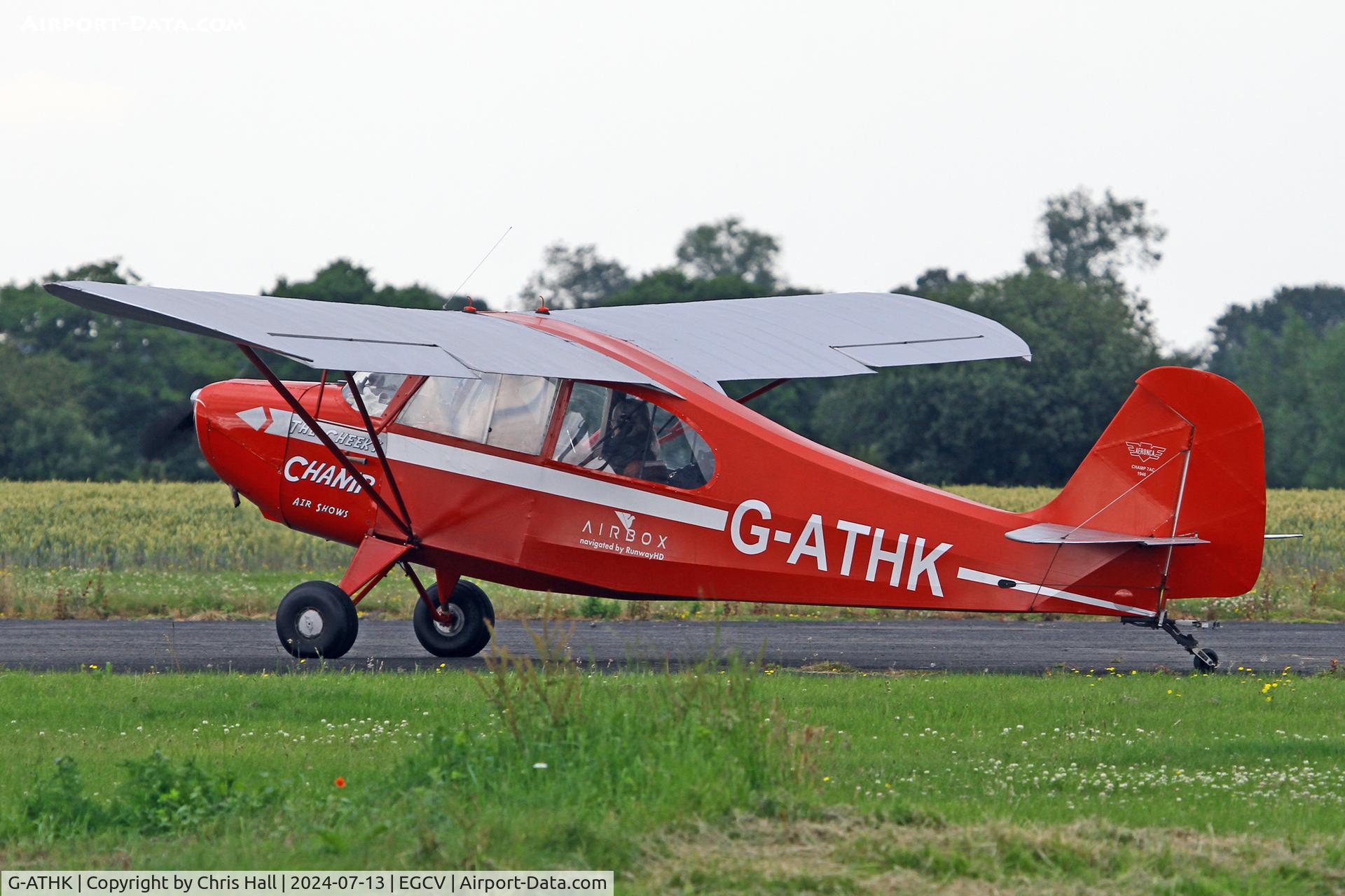 G-ATHK, 1946 Aeronca 7AC Champion C/N 7AC-971, Sleapkosh 2024