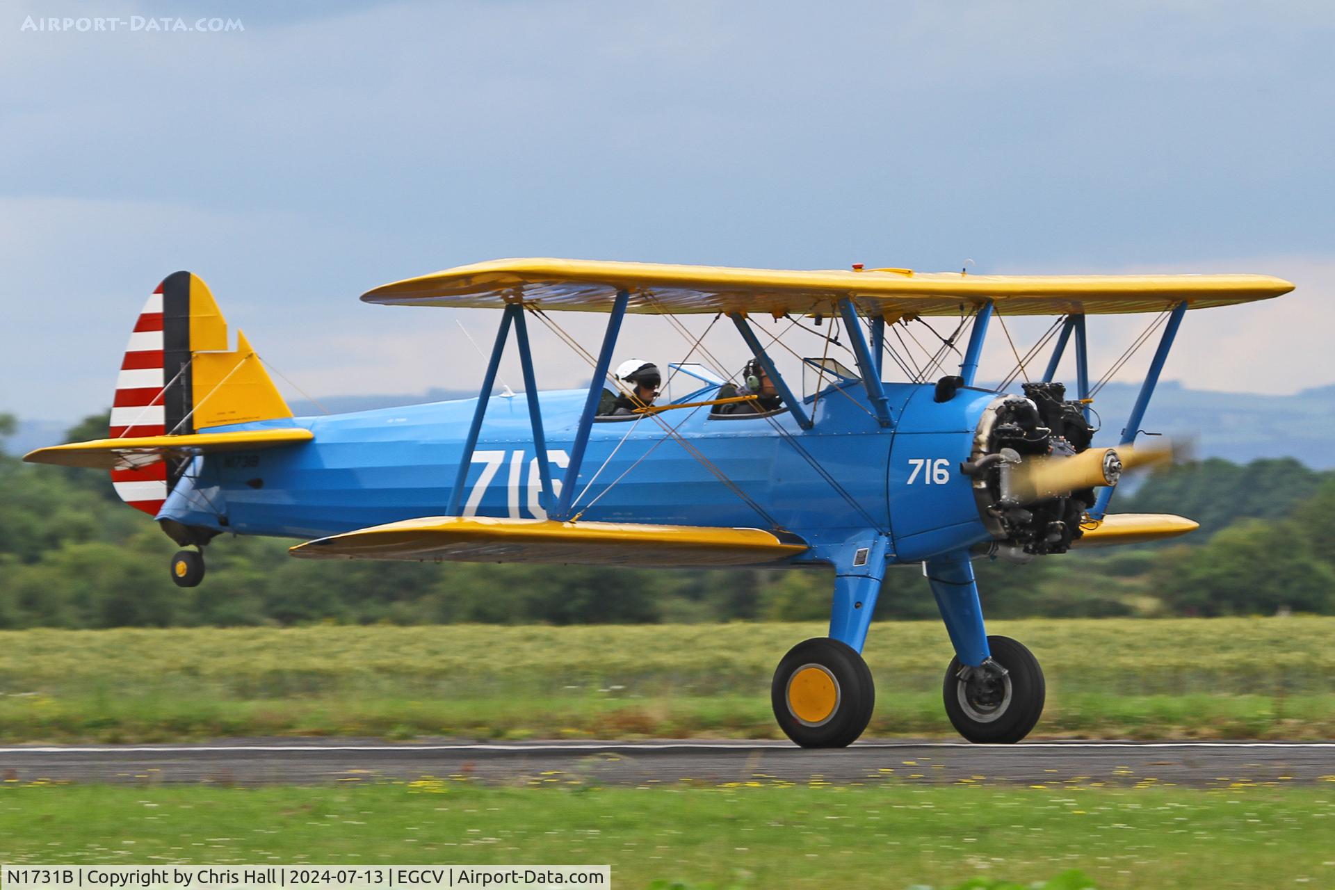 N1731B, 1943 Boeing E75 C/N 75-5716, Sleapkosh 2024