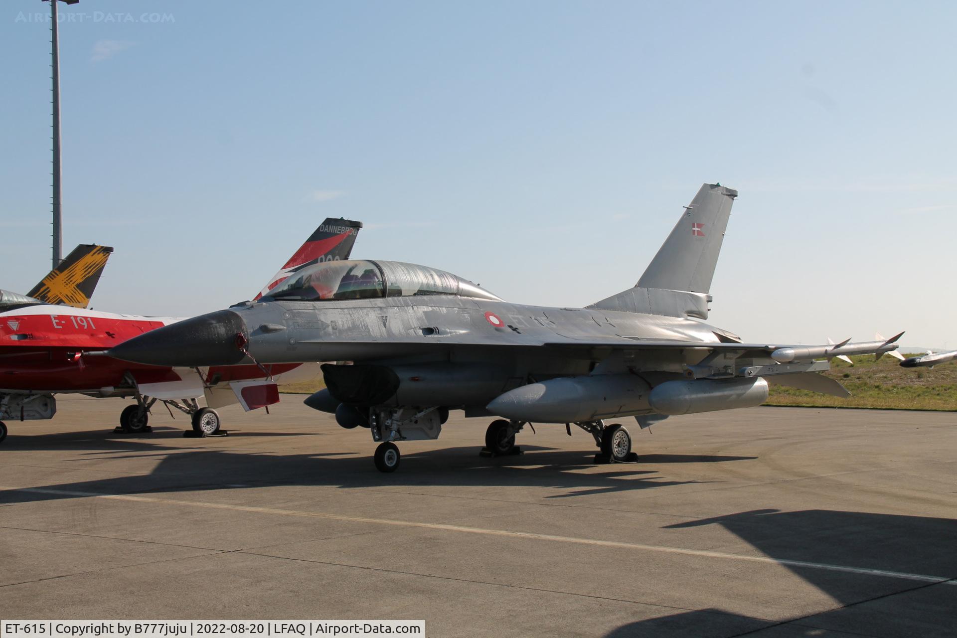 ET-615, General Dynamics F-16BM Fighting Falcon C/N 6G-12, at Albert 2022