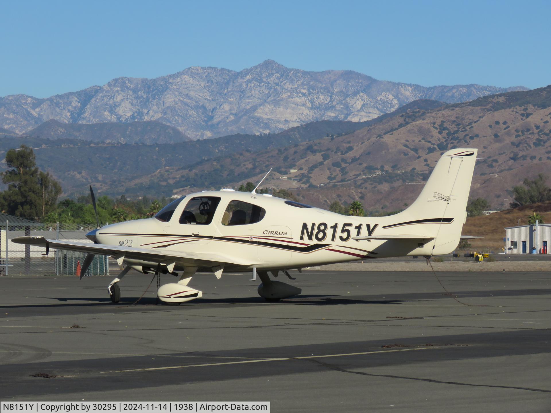 N8151Y, 2003 Cirrus SR22 C/N 0703, Parked