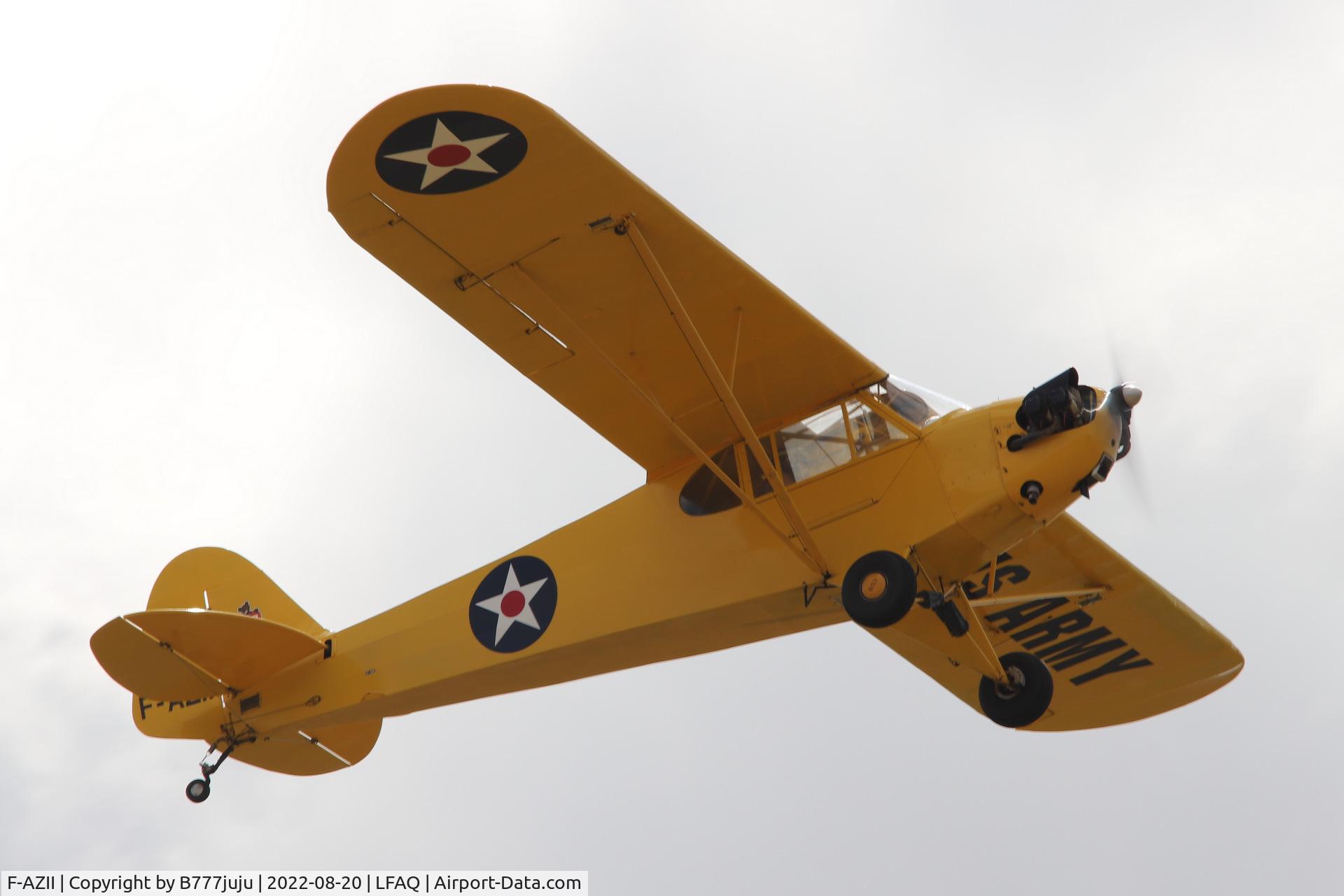 F-AZII, Piper J2 C/N 5418, at Albert 20222