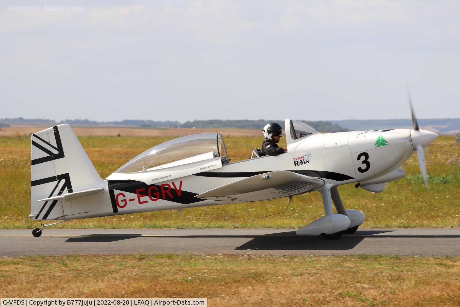 G-VFDS, 2012 Vans RV-8 C/N PFA 303-14637, at Albert 20222