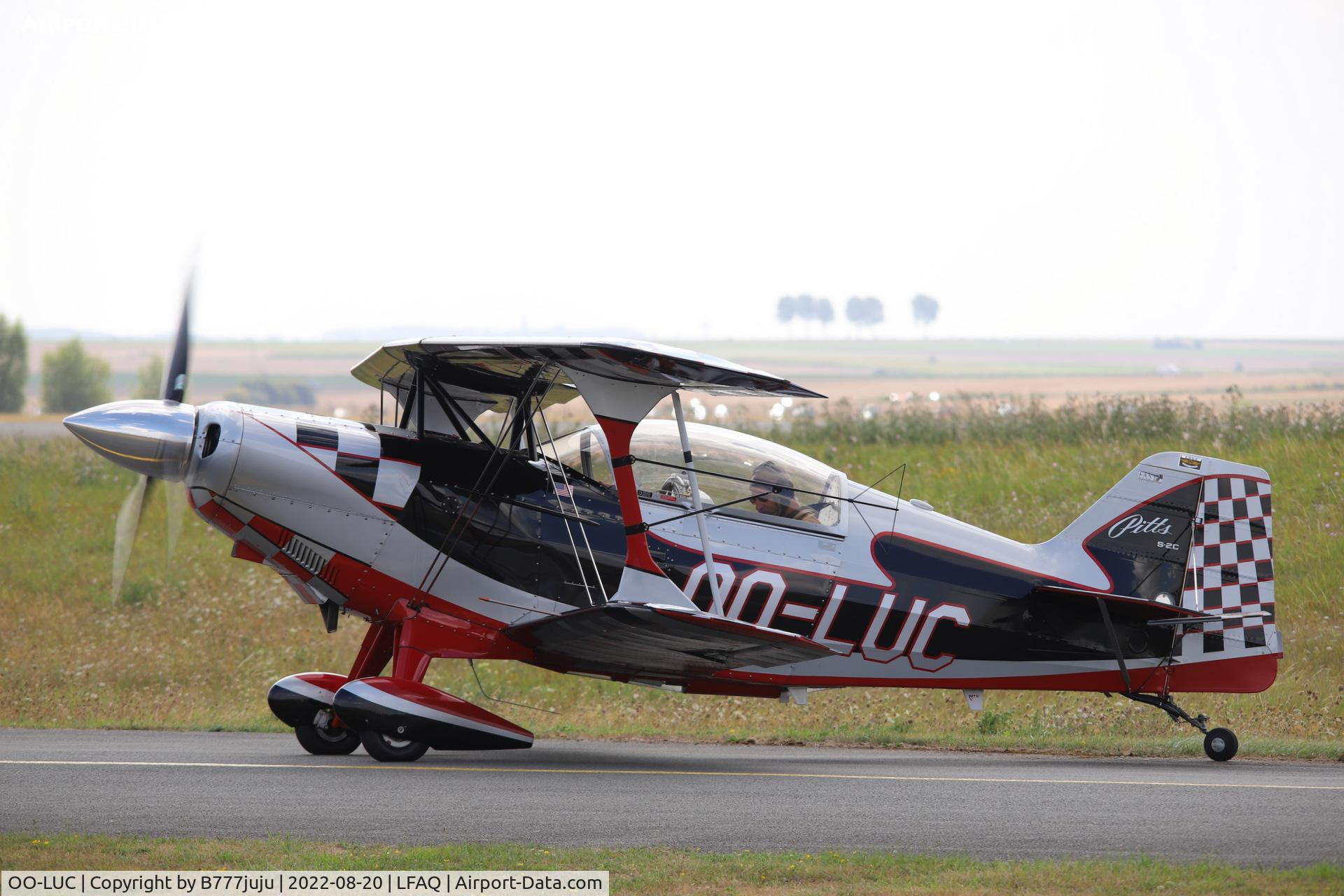 OO-LUC, 2008 Aviat Pitts S-2C Special C/N 6084, at Albert 20222