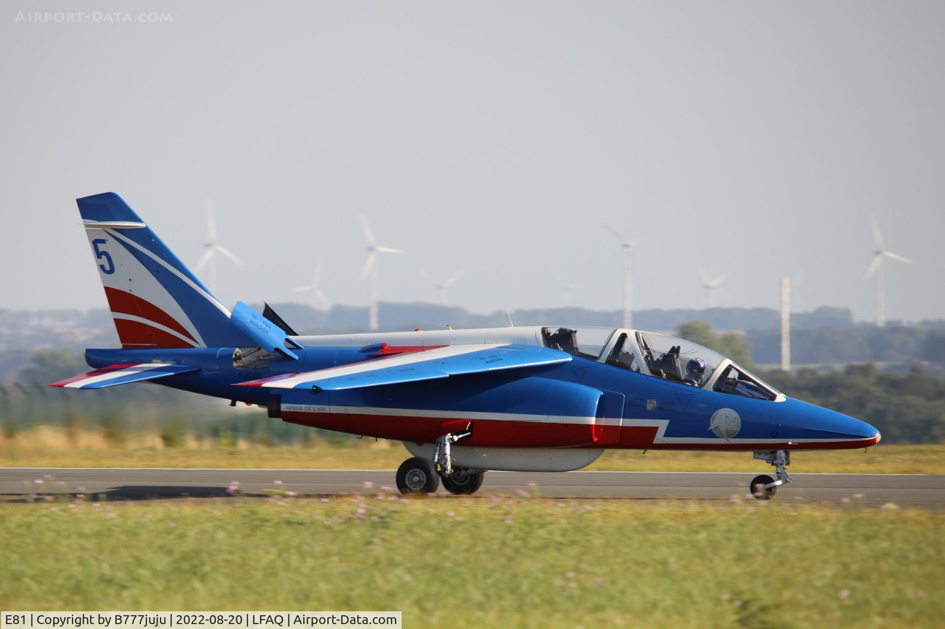 E81, Dassault-Dornier Alpha Jet E C/N E81, at Albert 20222