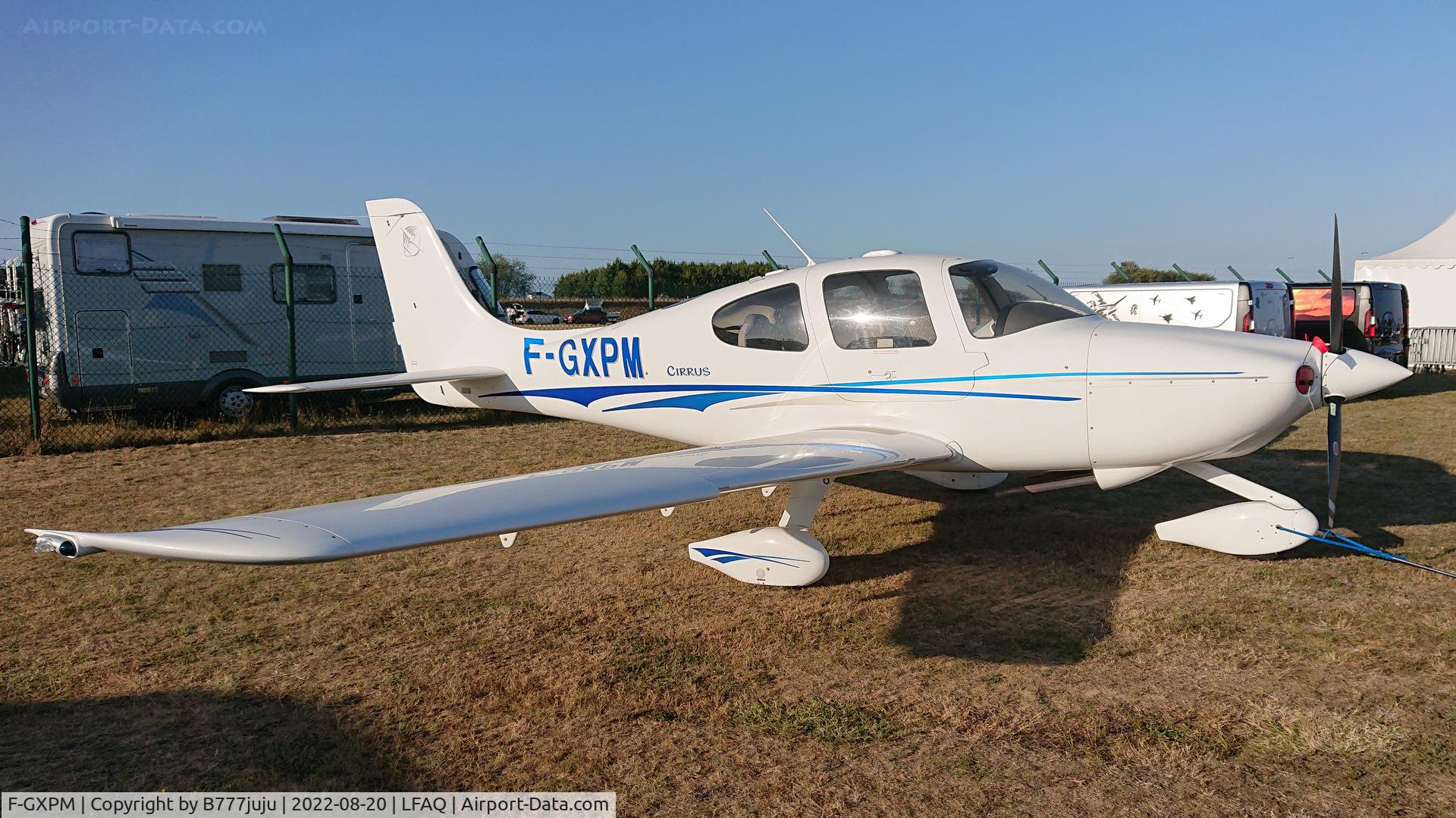 F-GXPM, 2004 Cirrus SR20 C/N 1410, at Albert 20222
