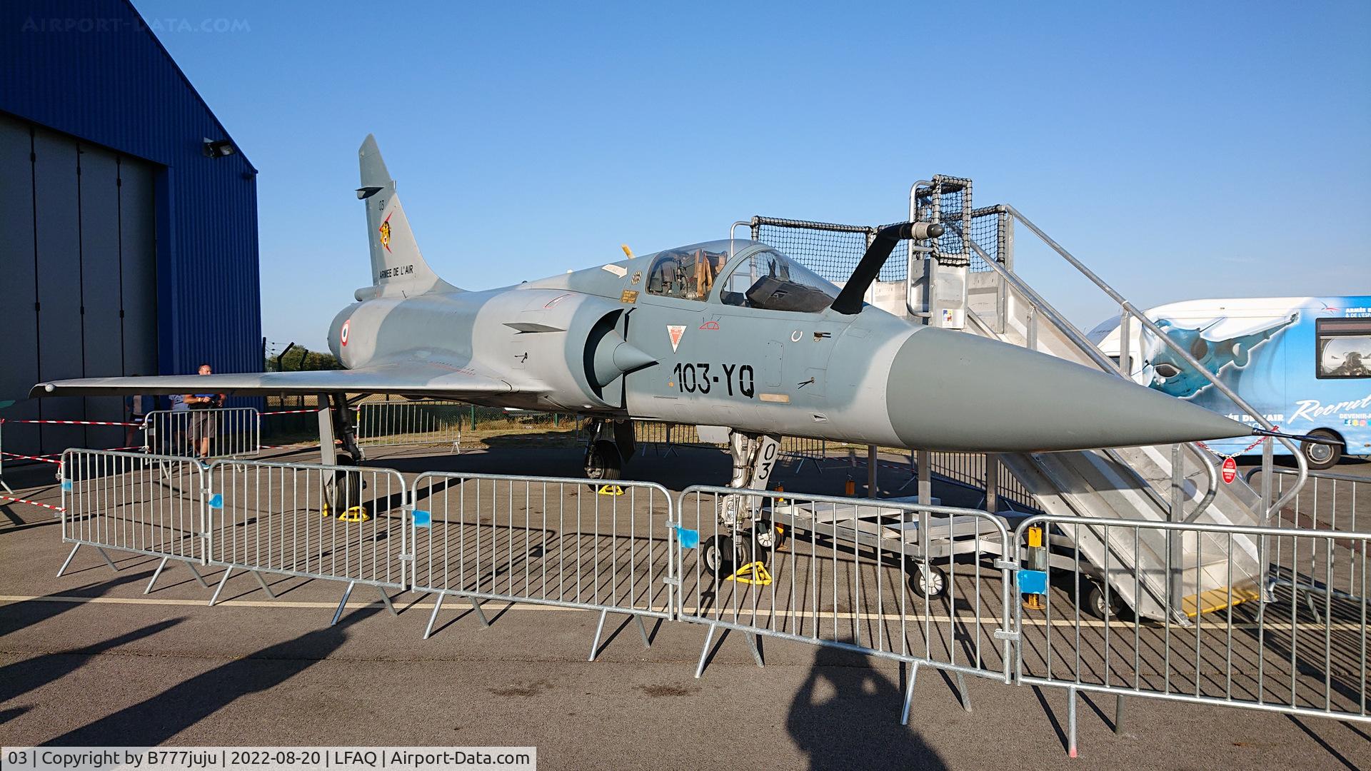 03, Dassault Mirage 2000C C/N 03, at Albert 20222