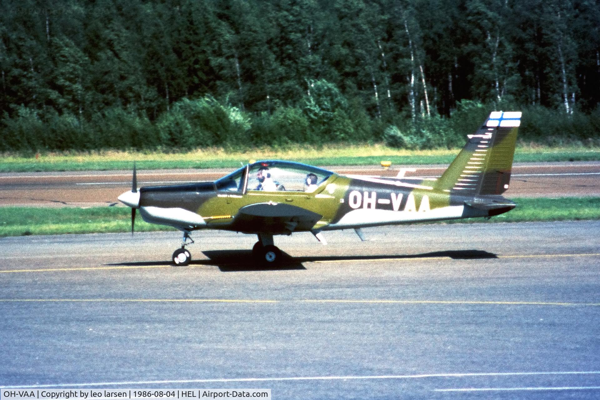 OH-VAA, 1980 Valmet L-70 Vinka C/N 31, Helsinki 4.8.1986