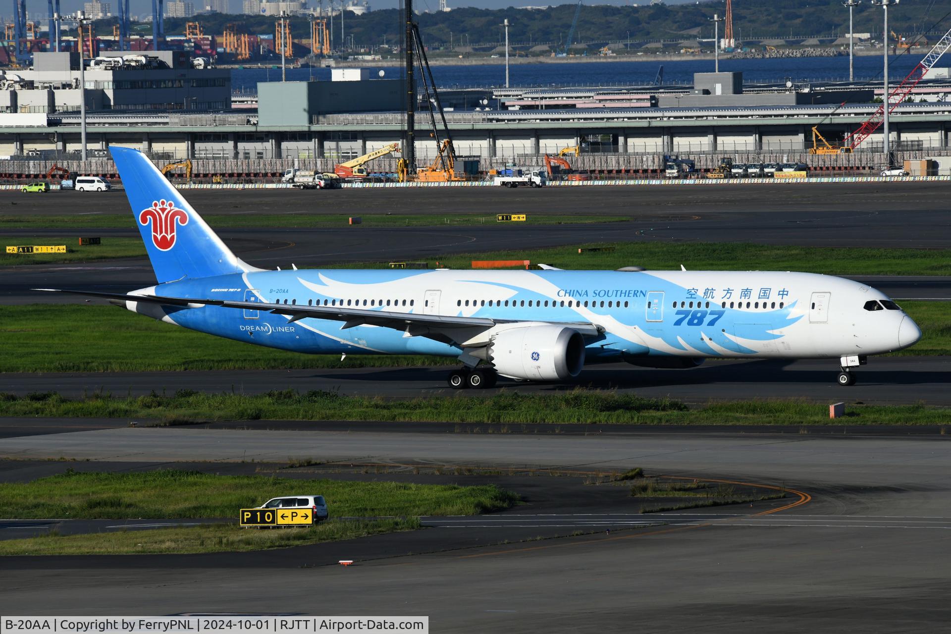 B-20AA, 2019 Boeing 787-9 Dreamliner Dreamliner C/N 63984, China Southern B789 for departure