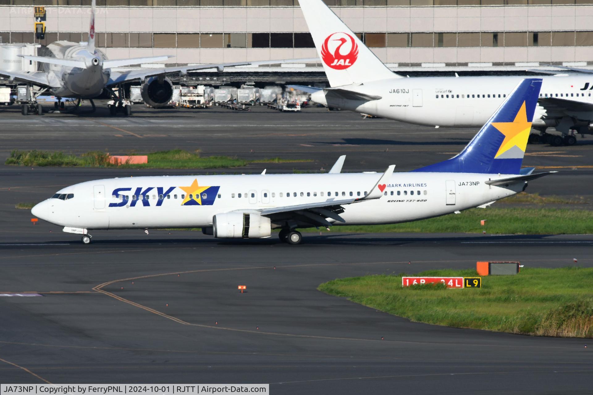 JA73NP, 2012 Boeing 737-8HX C/N 38109, Skymark B738