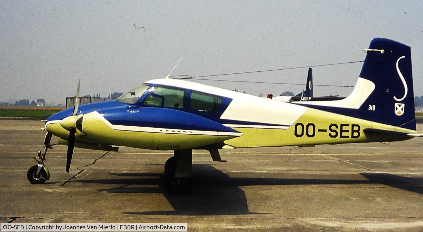 OO-SEB, 1957 Cessna 310B C/N 35546, ex-slide