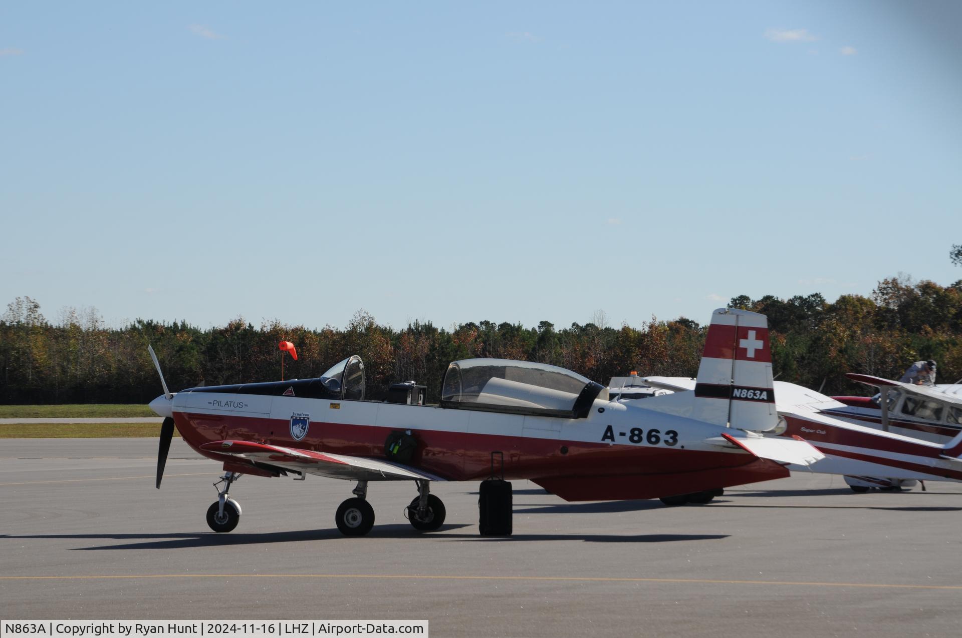 N863A, 1959 Pilatus P3-05 C/N 501-50, At LHZ.