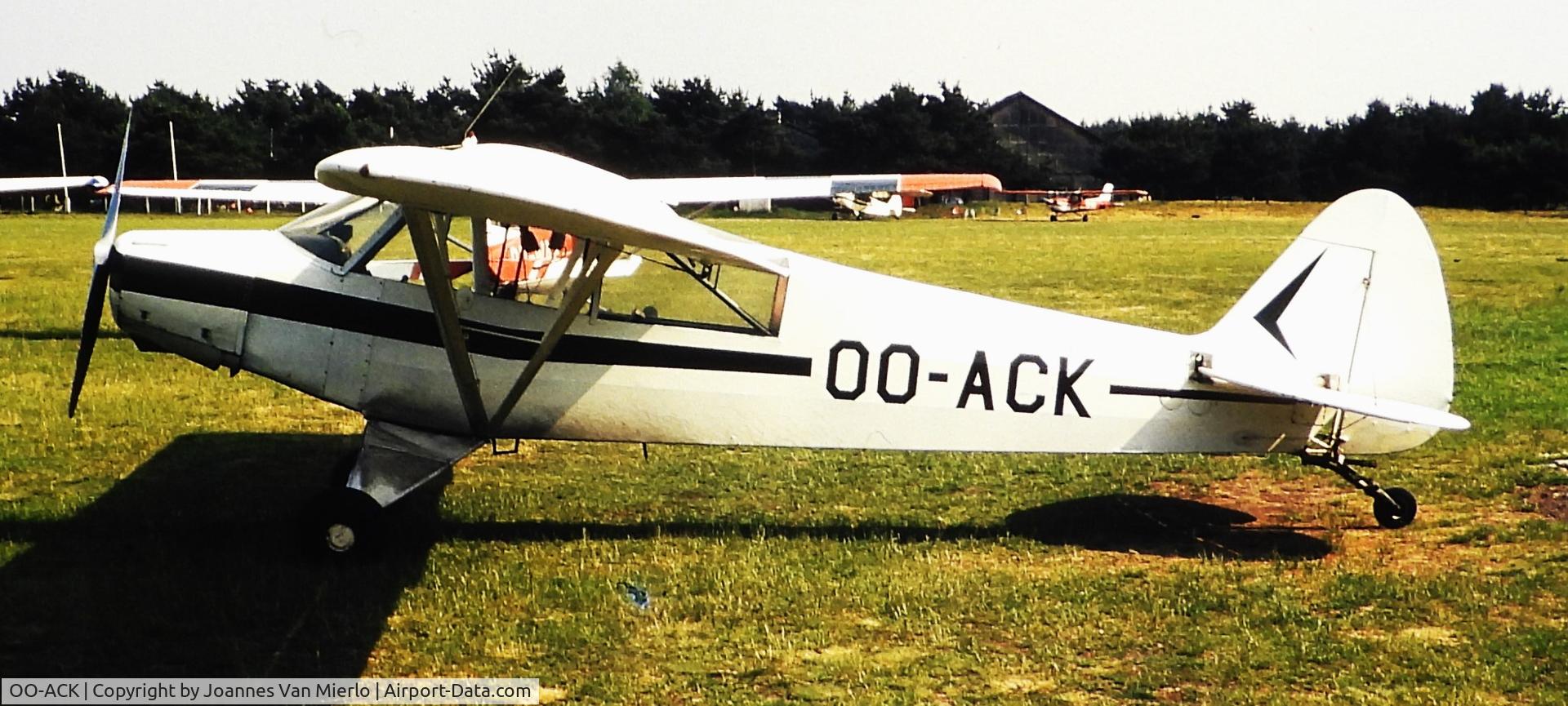 OO-ACK, Piper L-21A Super Cub (PA-18-125) C/N 18-3146, ex-slide