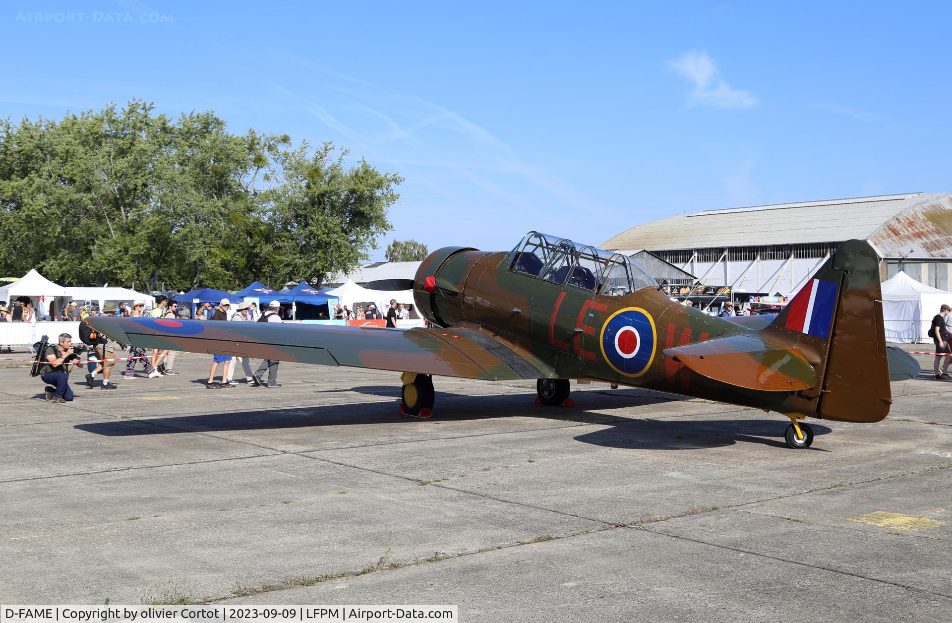 D-FAME, 1952 Canadian Car & Foundry T-6 Harvard Mk.4 C/N CCF4-77, 2023 melun airshow