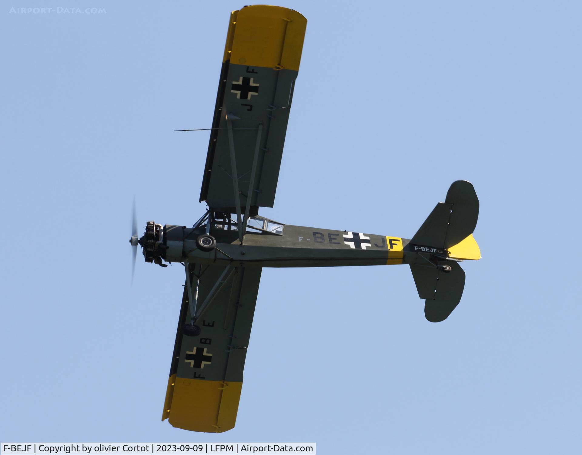 F-BEJF, Morane-Saulnier MS-505 Criquet C/N 654, 2023 melun airshow