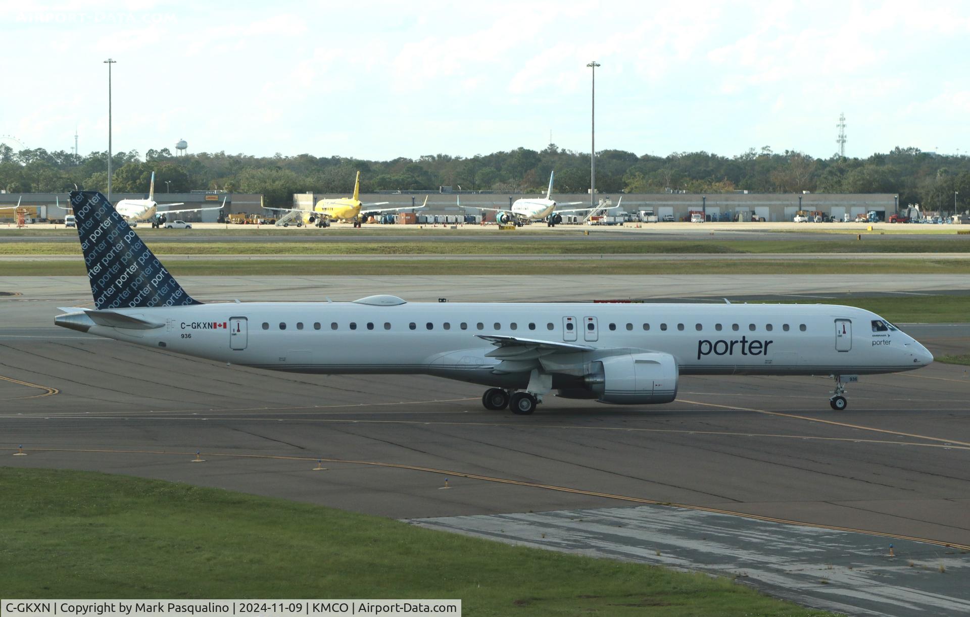 C-GKXN, 2024 Embraer E195-E2 (ERJ-190STD) C/N 20137, Embraer E195-E2 (ERJ-190-400STD)