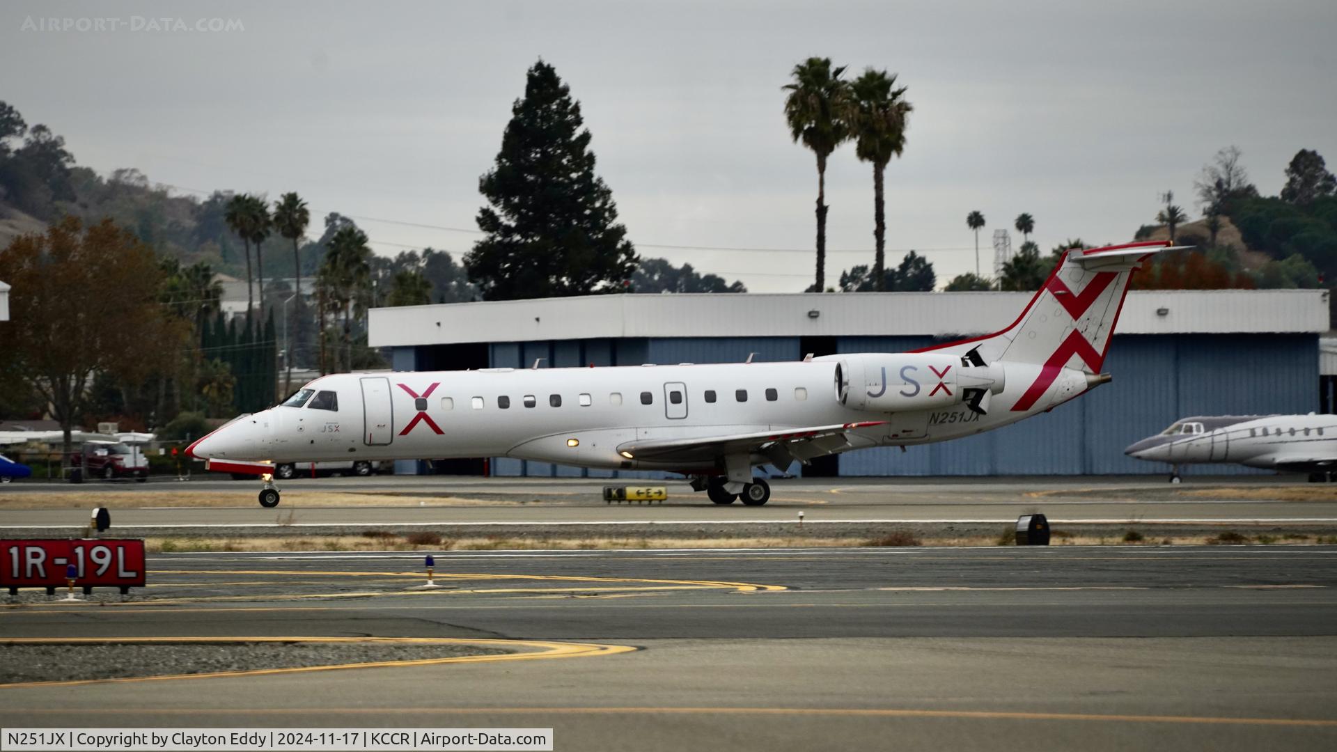 N251JX, 2000 Embraer ERJ-135LR (EMB-135LR) C/N 145235, JetSuite X Buchanan Field Concord Airport in California 2024.