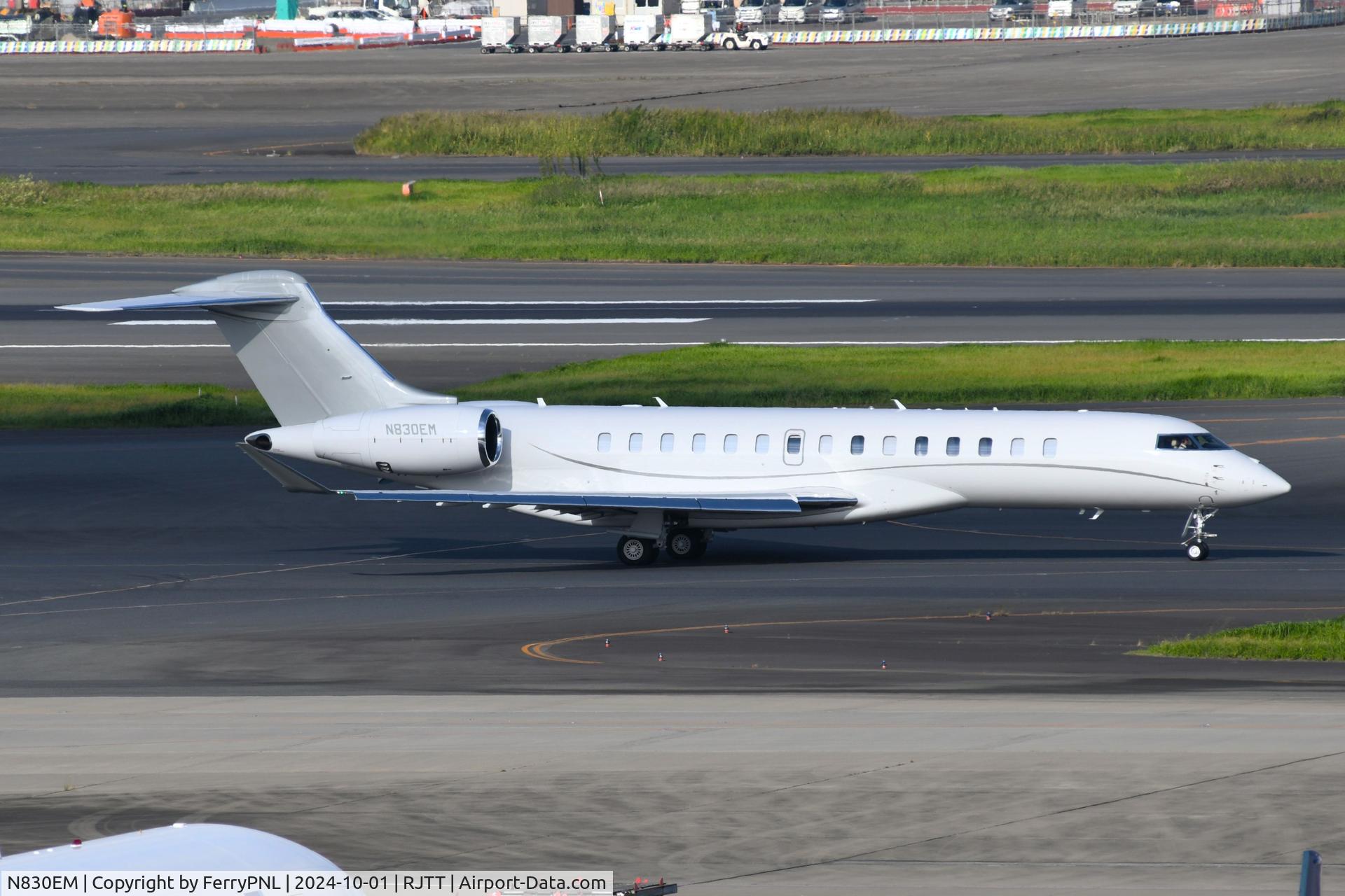 N830EM, 2023 Bombardier BD700 Global 7500 C/N 70170, CFS Jets Global 7500 for departure