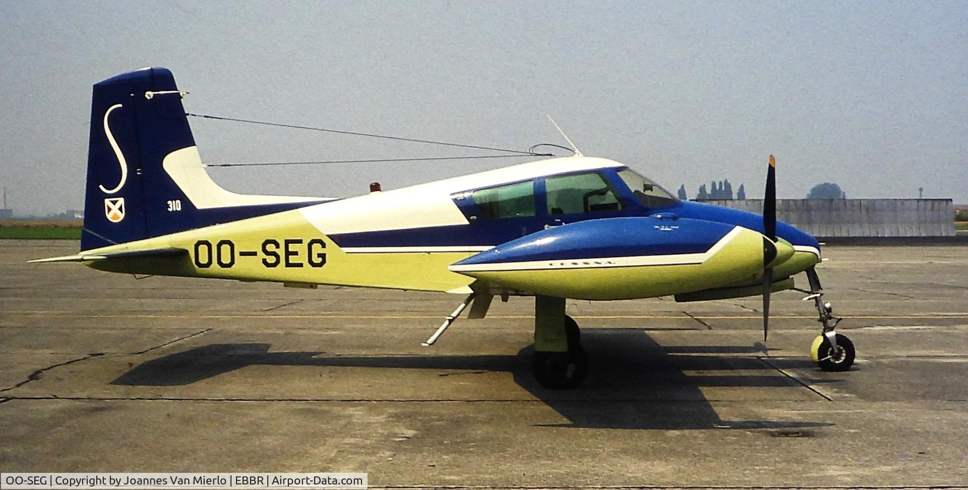 OO-SEG, Cessna 310B C/N 35626, ex-slide