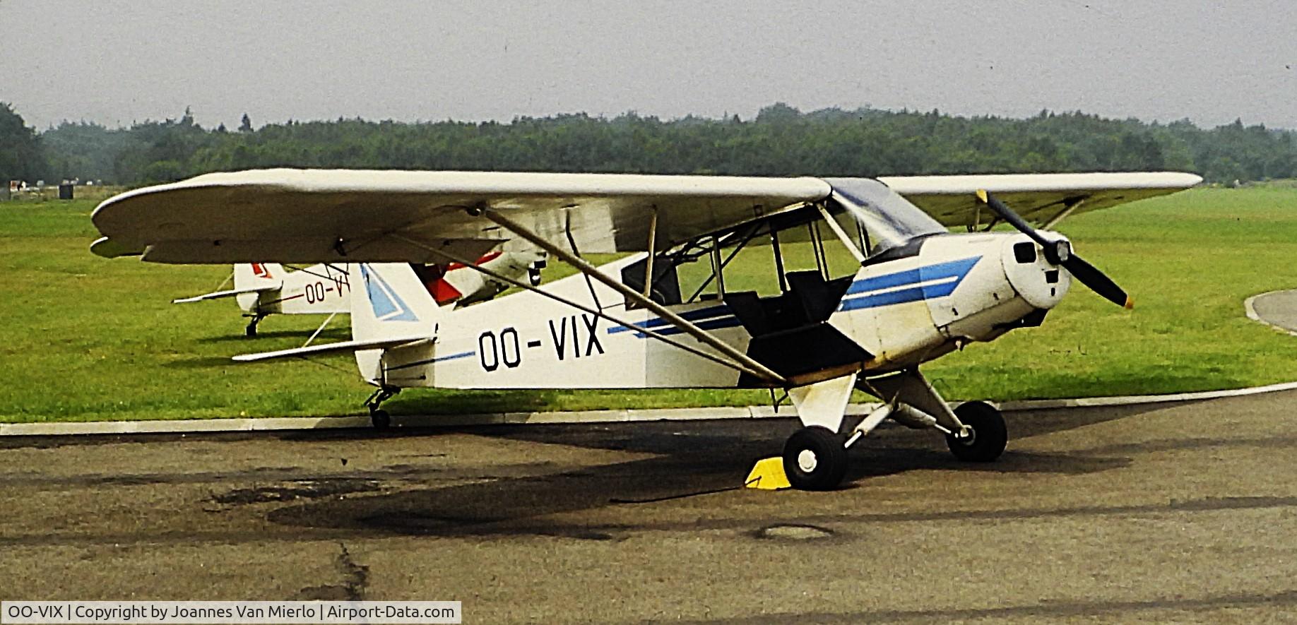 OO-VIX, Piper L-18C Super Cub (PA-18-95) C/N 18-1366, ex-slide