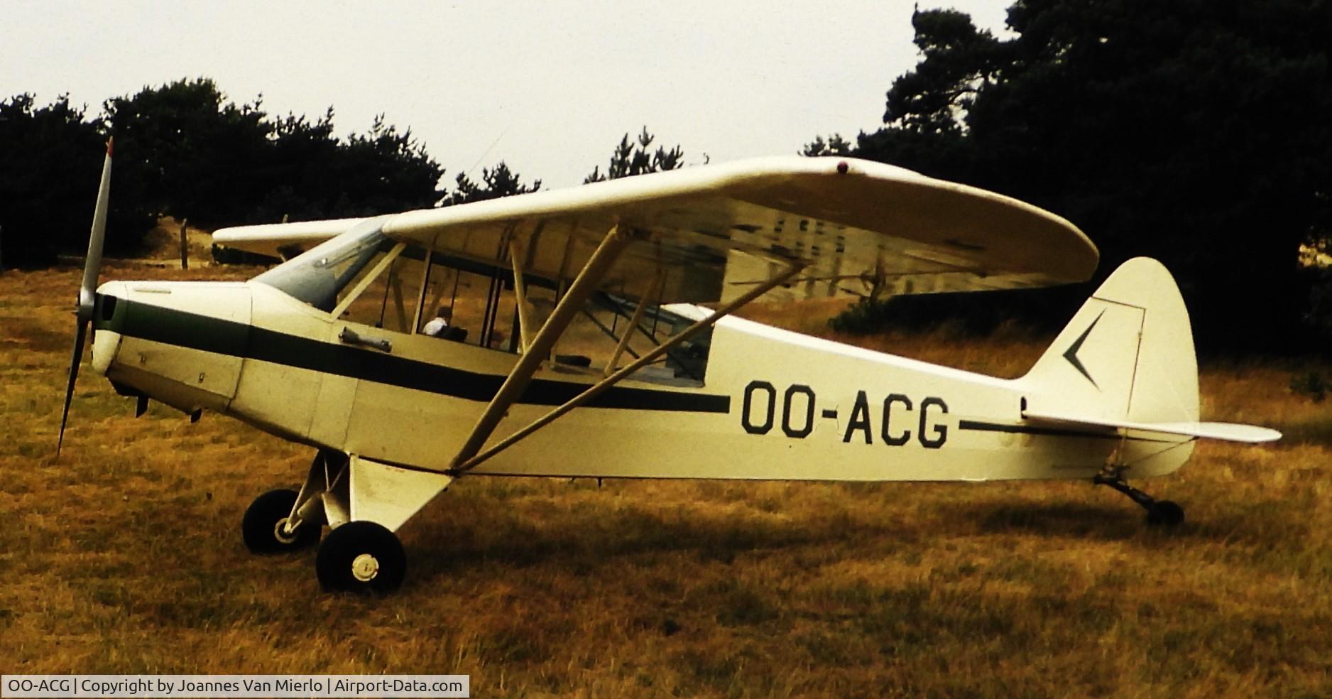 OO-ACG, Piper L-18C Super Cub (PA-18-95) C/N 18-3216, ex-slide