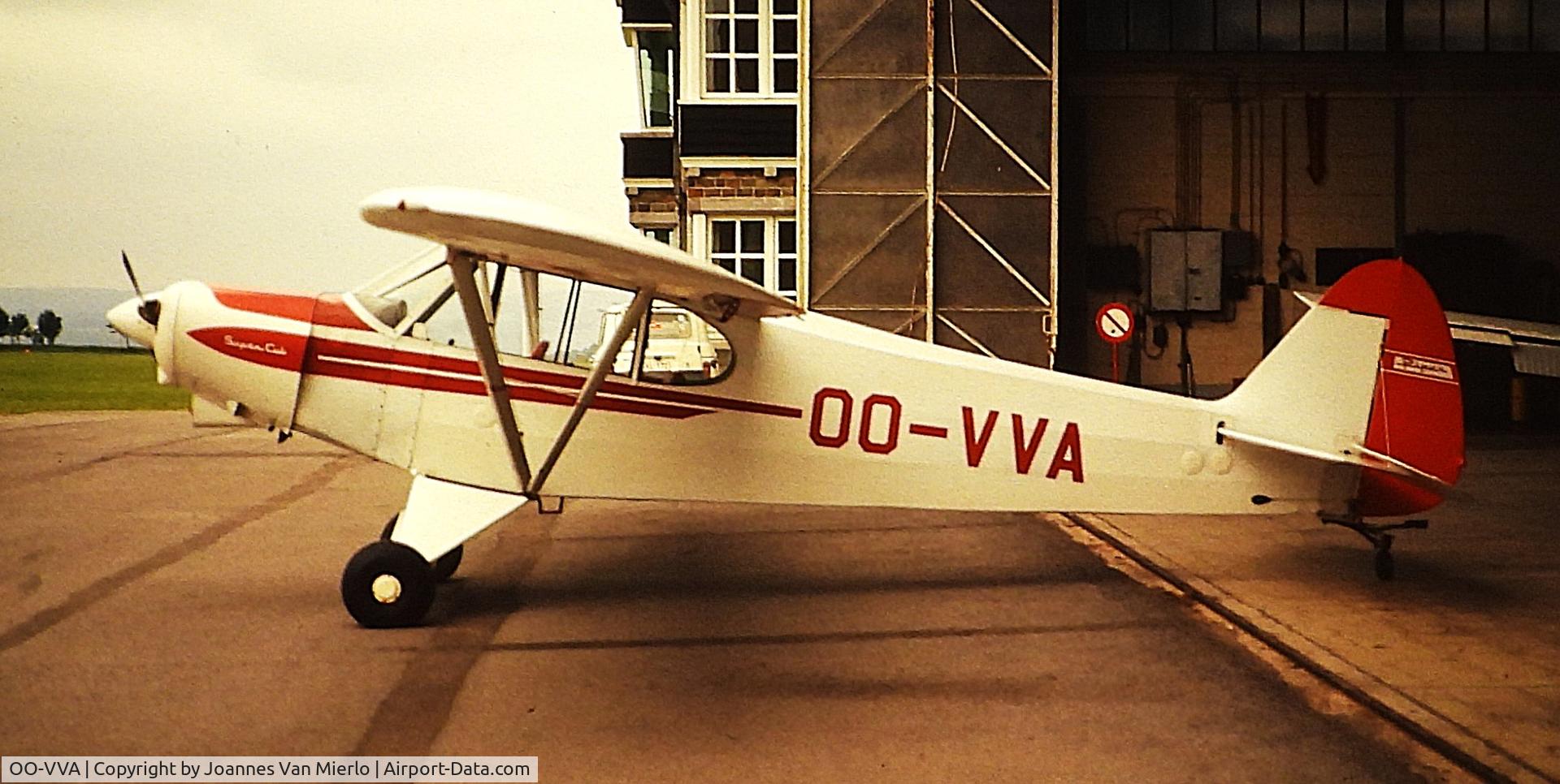 OO-VVA, 1965 Piper PA-18-150 Super Cub C/N 18-8281, ex-slide Werl'80