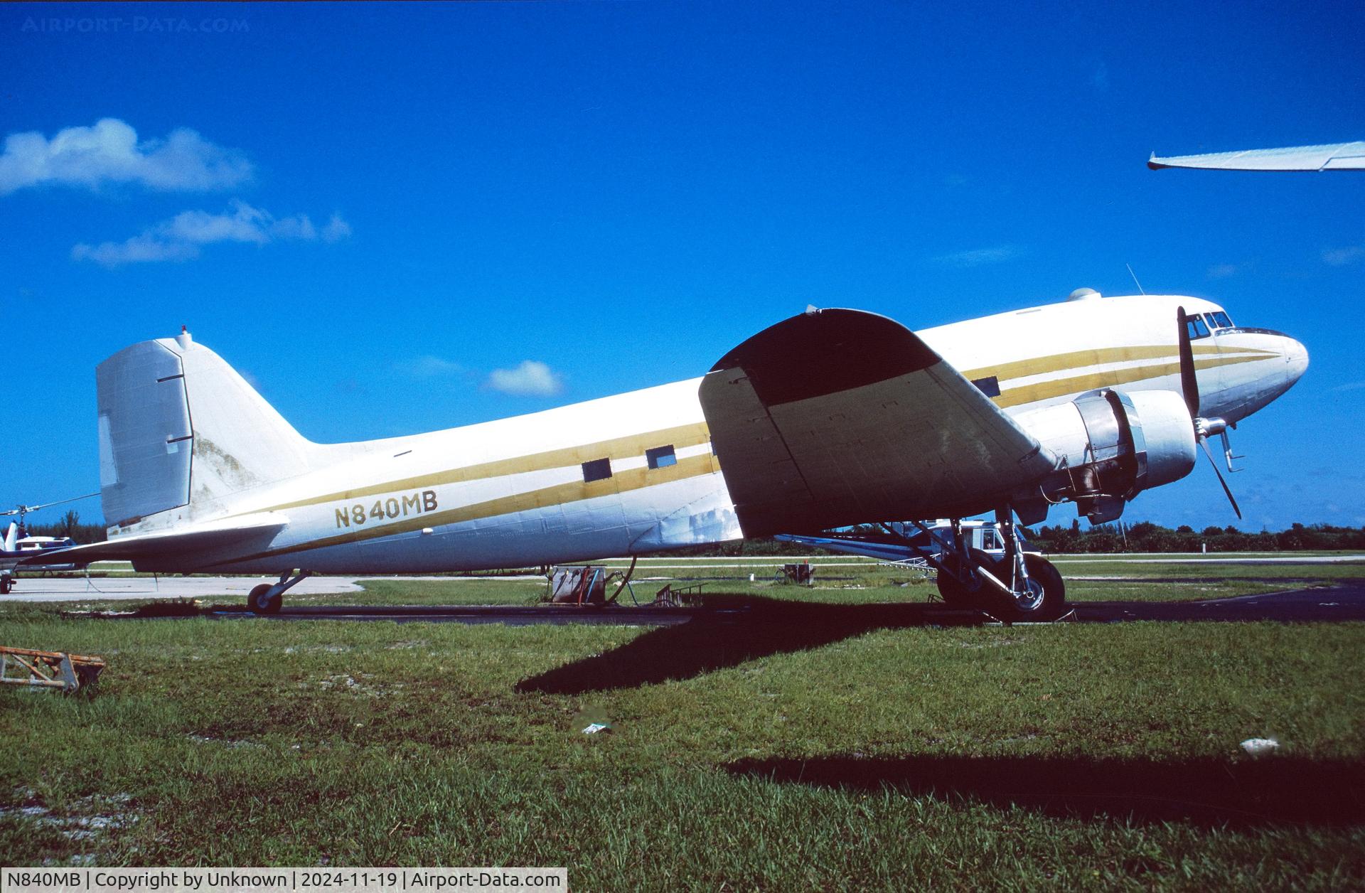 N840MB, 1942 Douglas C-47A C/N 9670, Unknown. ex 42-23808