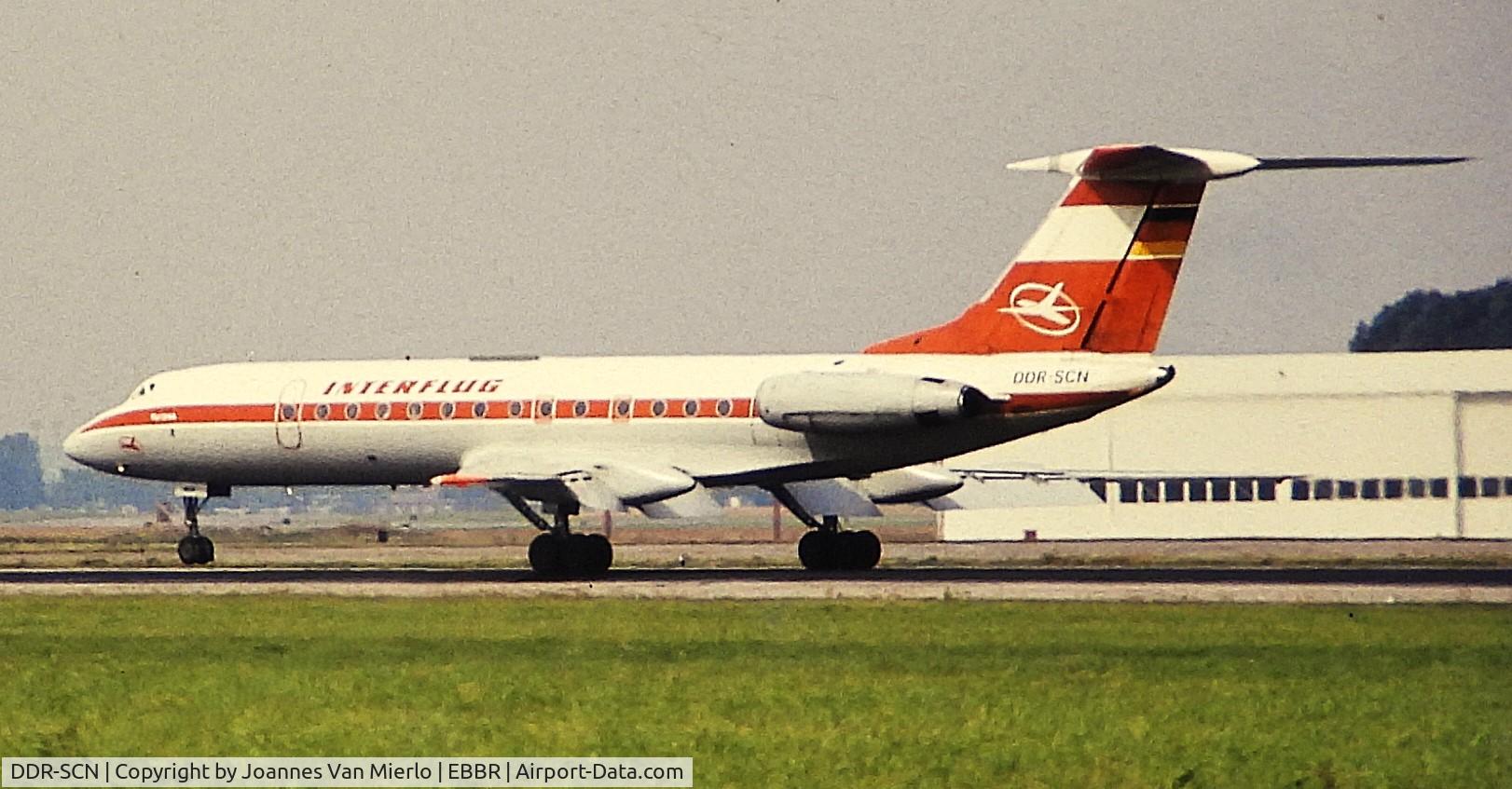 DDR-SCN, 1973 Tupolev Tu-134A C/N 3352102, ex-slide