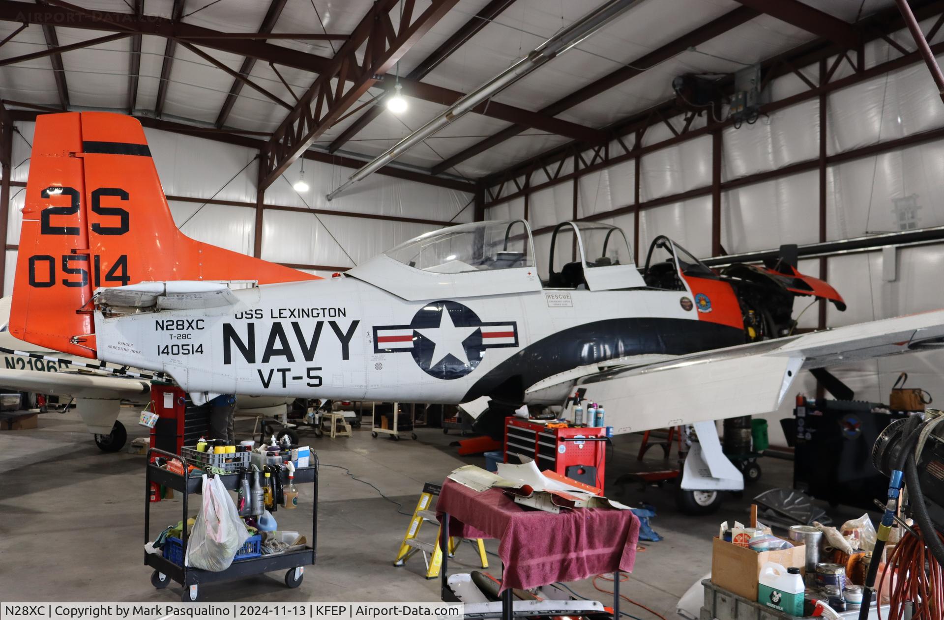 N28XC, 1954 North American T-28C Trojan C/N 226-91 (140514), North American T-28C