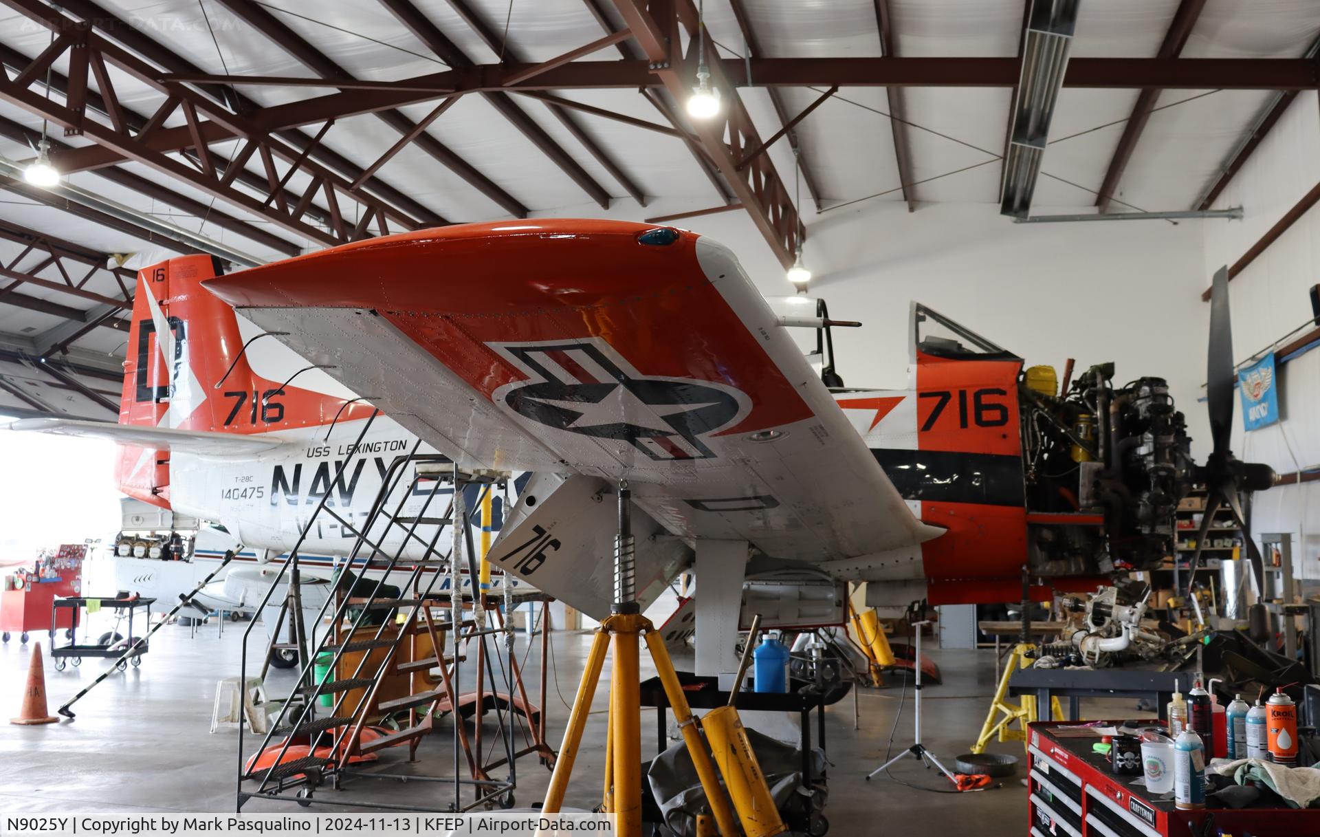 N9025Y, 1956 North American T-28C Trojan C/N 226-152, North American T-28C