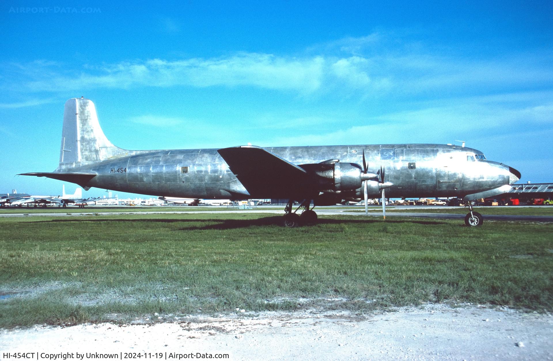 HI-454CT, 1953 Douglas DC-6B C/N 44107, Unknown