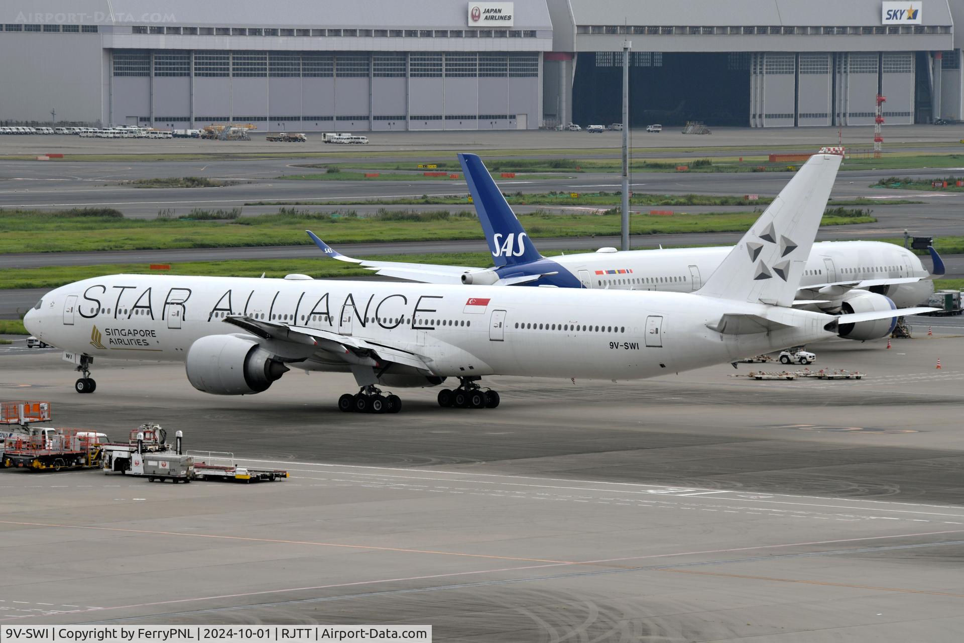 9V-SWI, 2007 Boeing 777-312/ER C/N 34574, Singapore B773 in Star Alliance outfit
