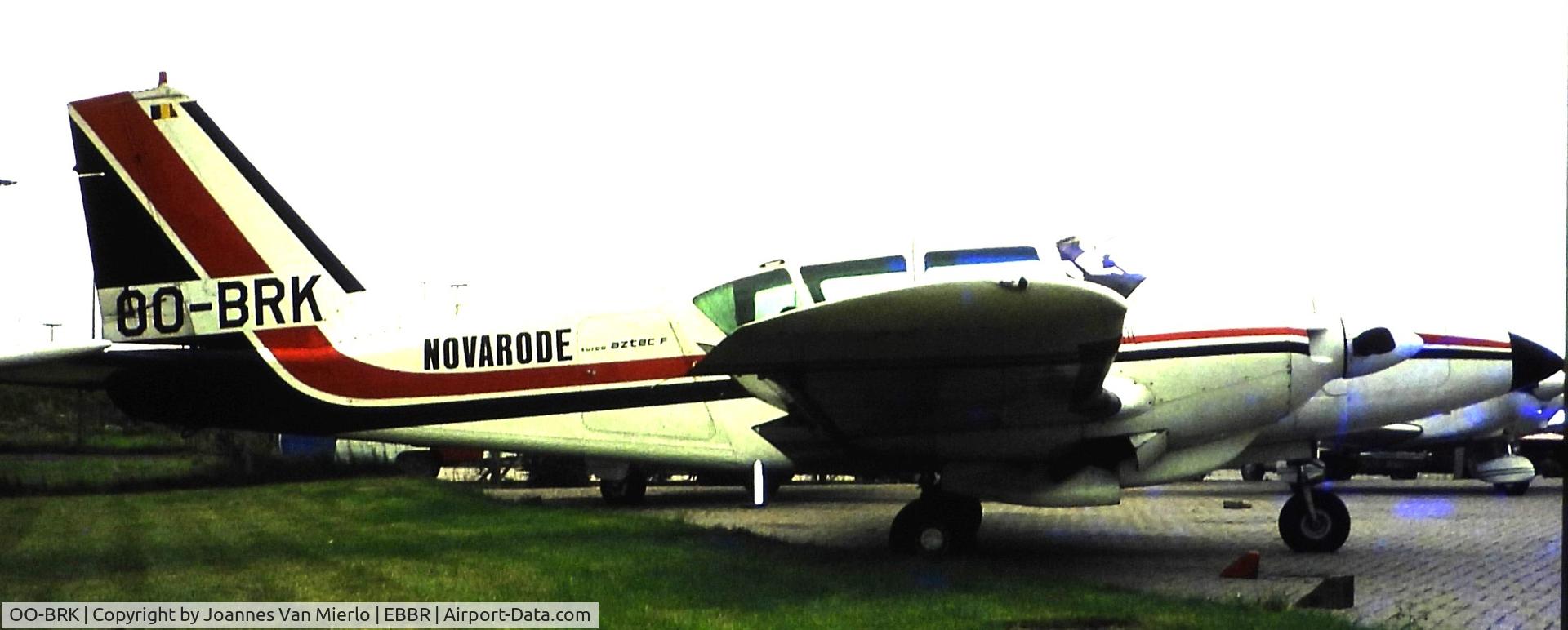OO-BRK, 1977 Piper PA-23-250 Aztec F C/N 27-7754147, ex-slide